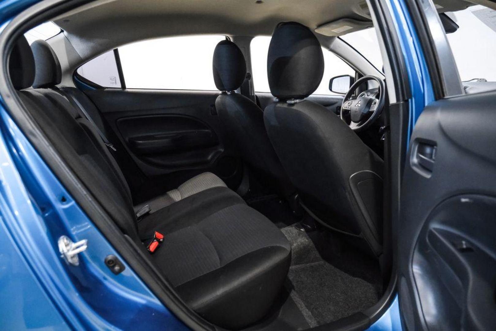 2022 Sapphire Blue Metallic /Black Mitsubishi Mirage G4 ES (ML32FUFJ7NH) with an 1.2L 3-Cylinder DOHC MIVEC engine, located at 15300 Midway Rd., Addison, TX, 75001, (972) 702-0011, 32.958321, -96.838074 - Photo#36