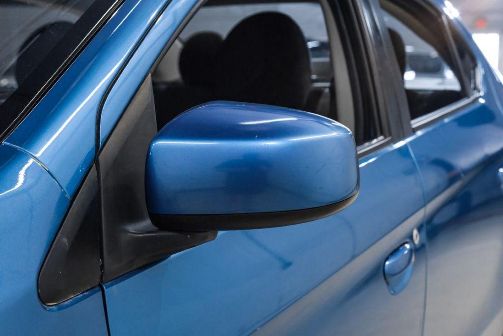 2022 Sapphire Blue Metallic /Black Mitsubishi Mirage G4 ES (ML32FUFJ7NH) with an 1.2L 3-Cylinder DOHC MIVEC engine, located at 15300 Midway Rd., Addison, TX, 75001, (972) 702-0011, 32.958321, -96.838074 - Photo#41