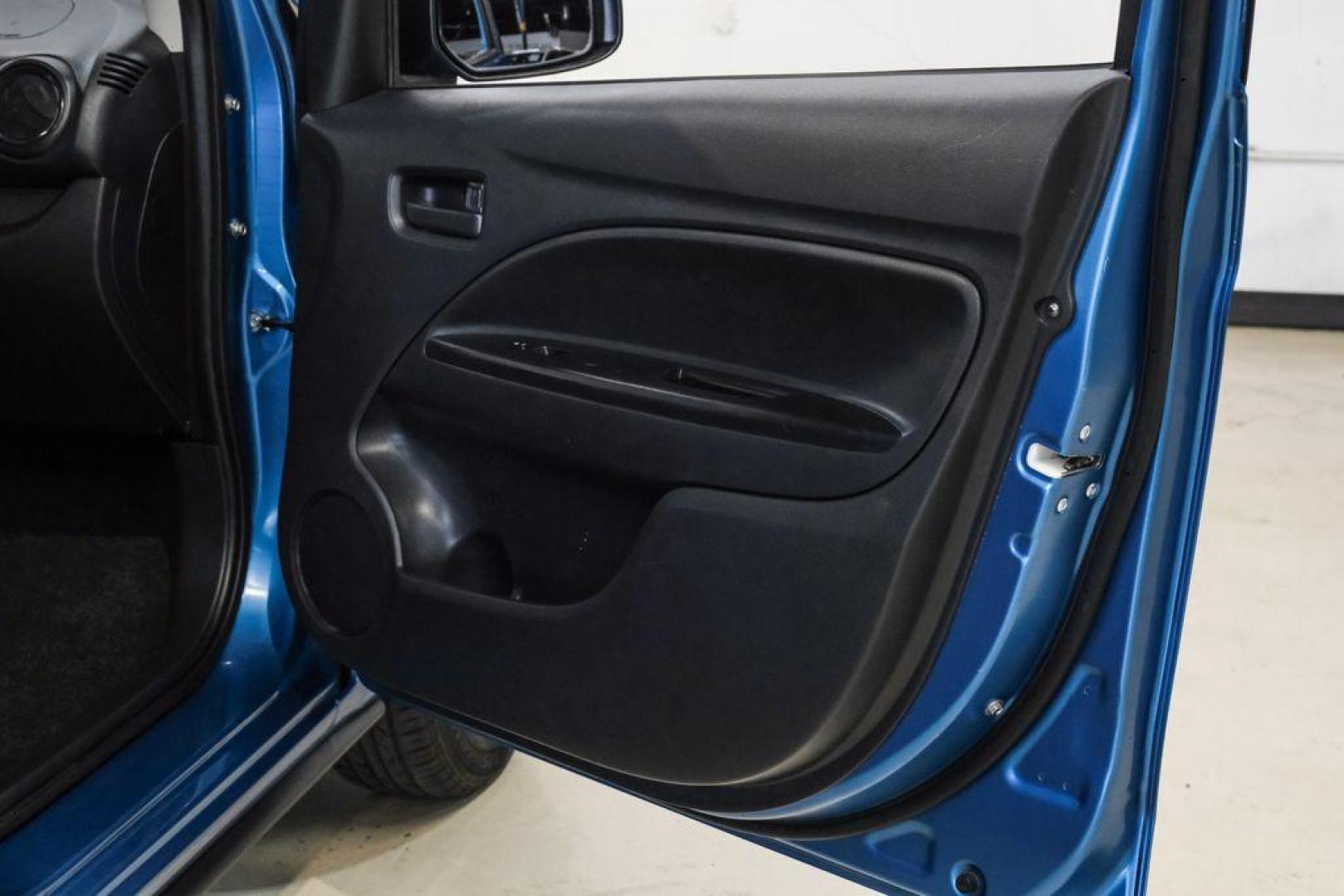 2022 Sapphire Blue Metallic /Black Mitsubishi Mirage G4 ES (ML32FUFJ7NH) with an 1.2L 3-Cylinder DOHC MIVEC engine, located at 15300 Midway Rd., Addison, TX, 75001, (972) 702-0011, 32.958321, -96.838074 - Photo#44