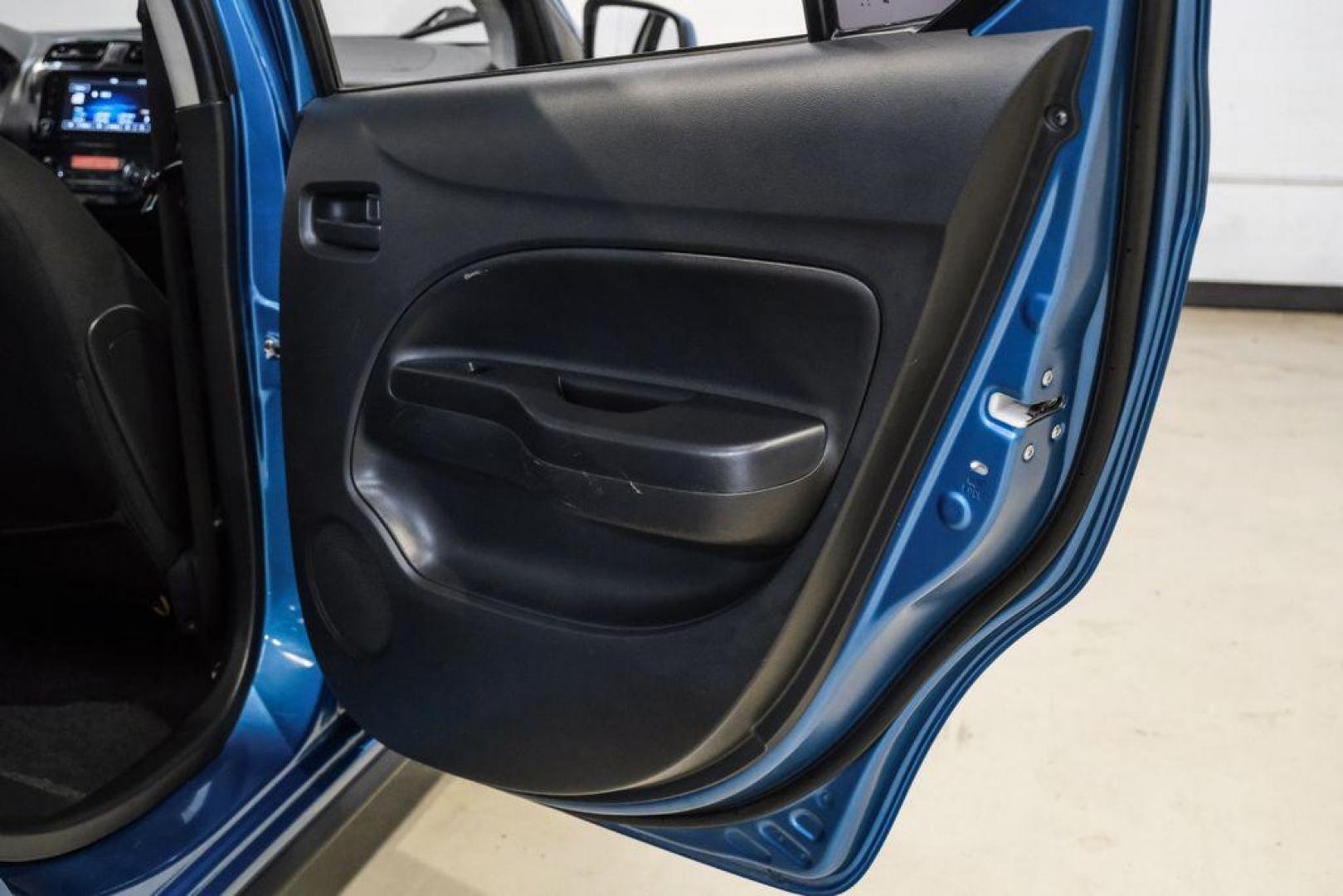 2022 Sapphire Blue Metallic /Black Mitsubishi Mirage G4 ES (ML32FUFJ7NH) with an 1.2L 3-Cylinder DOHC MIVEC engine, located at 15300 Midway Rd., Addison, TX, 75001, (972) 702-0011, 32.958321, -96.838074 - Photo#46