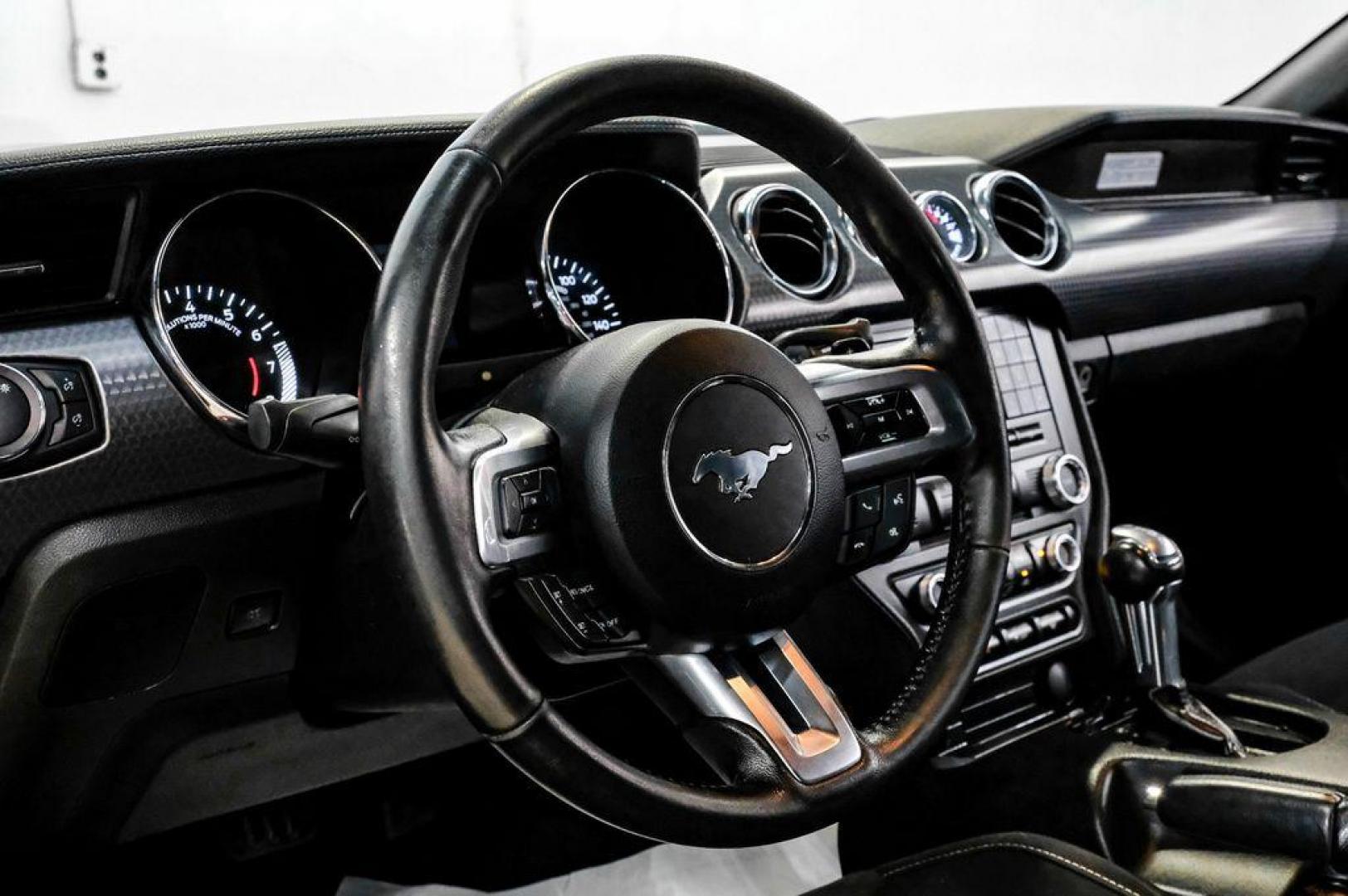 2017 Ruby Red Metallic /Ebony Ford Mustang EcoBoost (1FA6P8TH3H5) with an EcoBoost 2.3L I4 GTDi DOHC Turbocharged VCT engine, Automatic transmission, located at 15300 Midway Rd., Addison, TX, 75001, (972) 702-0011, 32.958321, -96.838074 - Photo#21