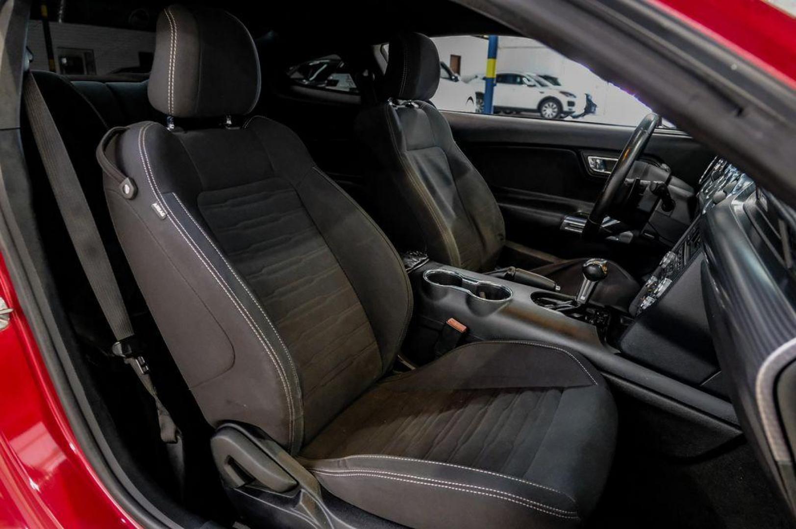 2017 Ruby Red Metallic /Ebony Ford Mustang EcoBoost (1FA6P8TH3H5) with an EcoBoost 2.3L I4 GTDi DOHC Turbocharged VCT engine, Automatic transmission, located at 15300 Midway Rd., Addison, TX, 75001, (972) 702-0011, 32.958321, -96.838074 - Photo#39