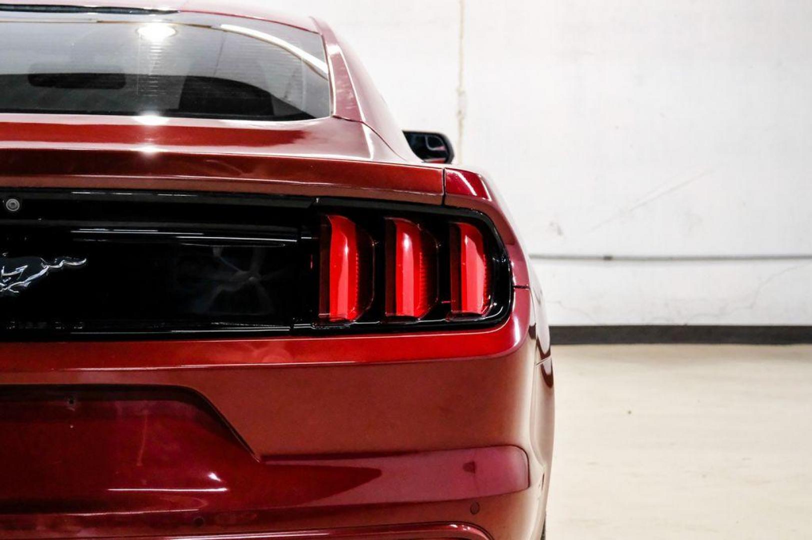2017 Ruby Red Metallic /Ebony Ford Mustang EcoBoost (1FA6P8TH3H5) with an EcoBoost 2.3L I4 GTDi DOHC Turbocharged VCT engine, Automatic transmission, located at 15300 Midway Rd., Addison, TX, 75001, (972) 702-0011, 32.958321, -96.838074 - Photo#46
