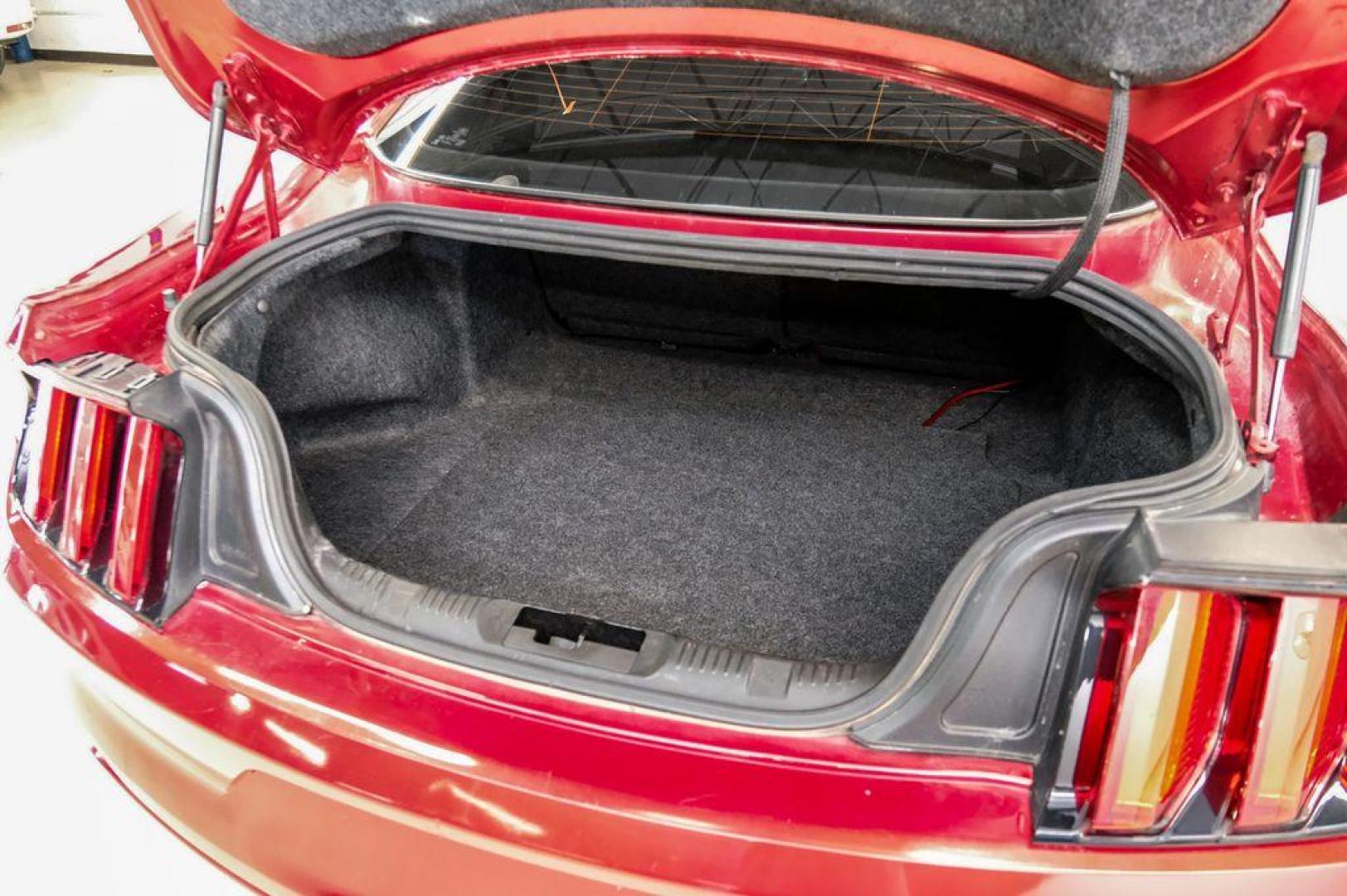 2017 Ruby Red Metallic /Ebony Ford Mustang EcoBoost (1FA6P8TH3H5) with an EcoBoost 2.3L I4 GTDi DOHC Turbocharged VCT engine, Automatic transmission, located at 15300 Midway Rd., Addison, TX, 75001, (972) 702-0011, 32.958321, -96.838074 - Photo#50