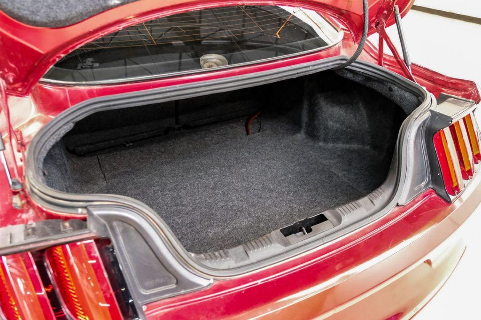 2017 Ruby Red Metallic /Ebony Ford Mustang EcoBoost (1FA6P8TH3H5) with an EcoBoost 2.3L I4 GTDi DOHC Turbocharged VCT engine, Automatic transmission, located at 15300 Midway Rd., Addison, TX, 75001, (972) 702-0011, 32.958321, -96.838074 - Photo#51