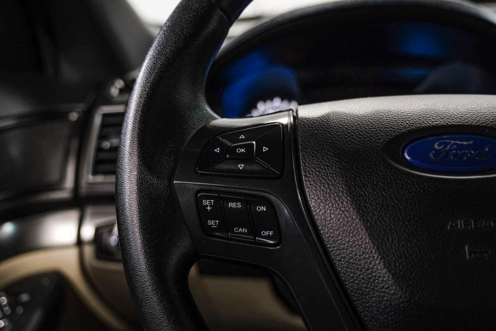 2017 Shadow Black /Medium Light Camel Ford Explorer Base (1FM5K7B81HG) with an 3.5L 6-Cylinder SMPI DOHC engine, Automatic transmission, located at 15300 Midway Rd., Addison, TX, 75001, (972) 702-0011, 32.958321, -96.838074 - Photo#15