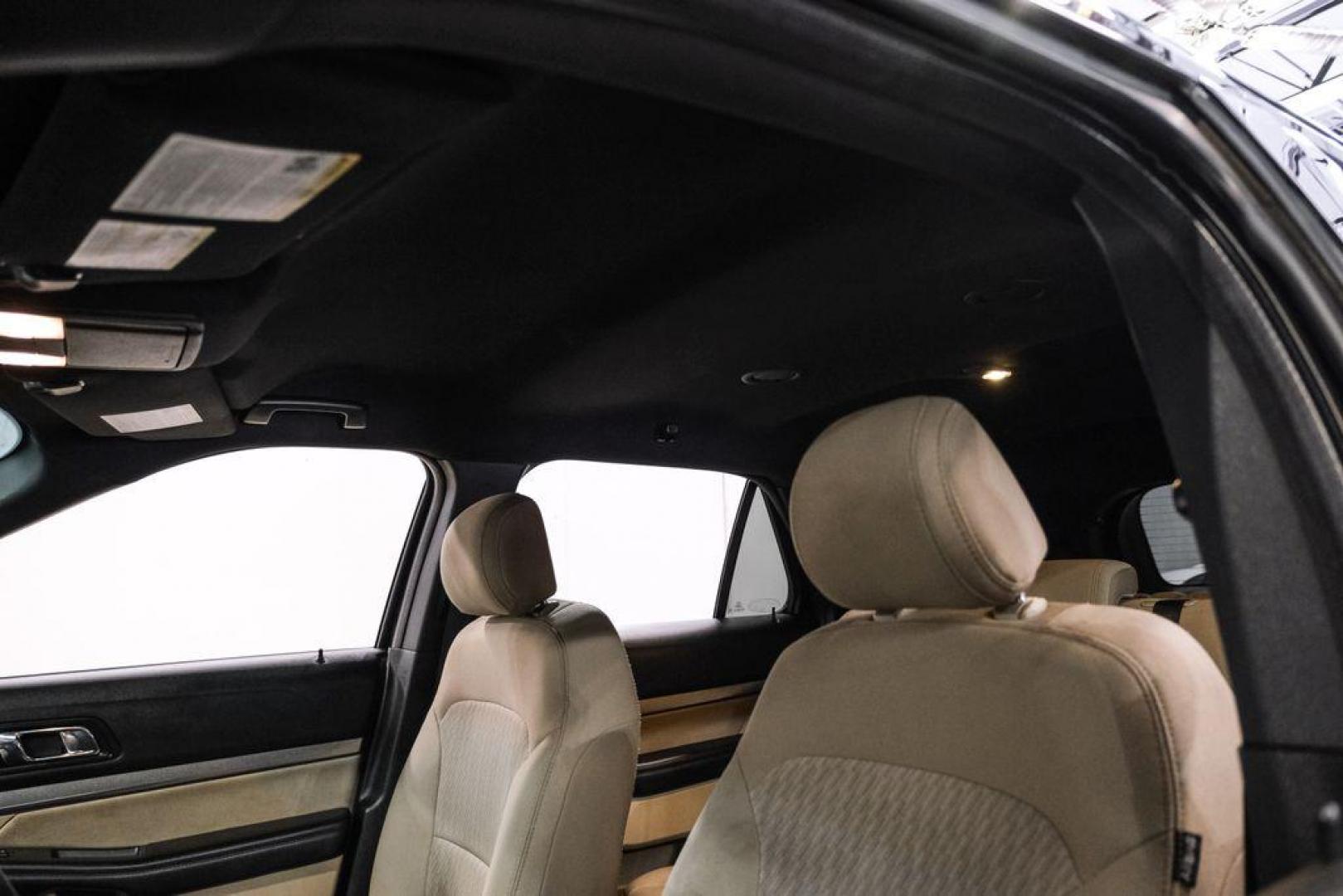 2017 Shadow Black /Medium Light Camel Ford Explorer Base (1FM5K7B81HG) with an 3.5L 6-Cylinder SMPI DOHC engine, Automatic transmission, located at 15300 Midway Rd., Addison, TX, 75001, (972) 702-0011, 32.958321, -96.838074 - Photo#27