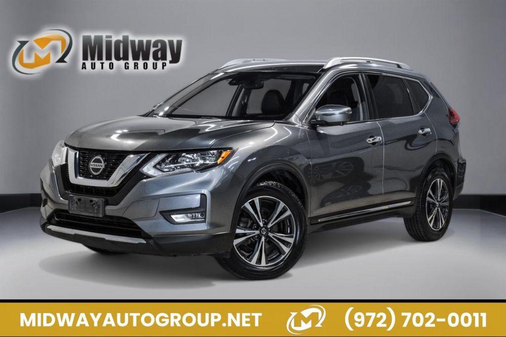 2018 Gun Metallic /Charcoal Nissan Rogue SL (JN8AT2MV9JW) with an 2.5L I4 DOHC 16V engine, CVT transmission, located at 15300 Midway Rd., Addison, TX, 75001, (972) 702-0011, 32.958321, -96.838074 - Photo#0