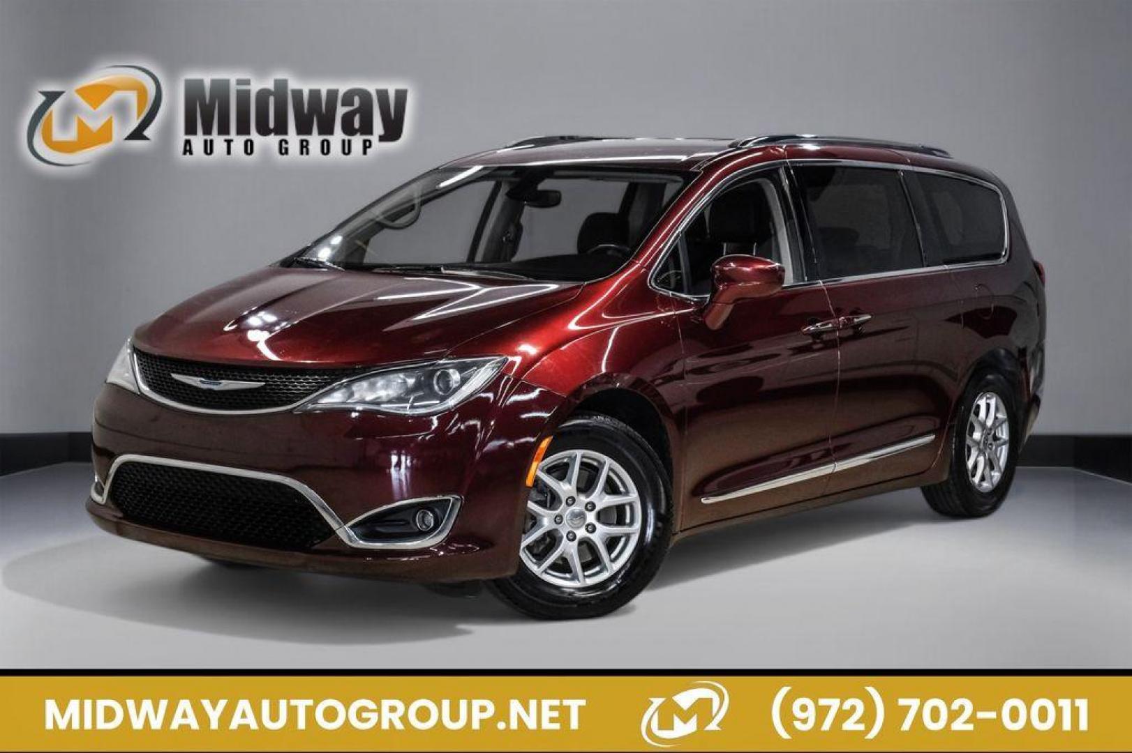 2020 Velvet /Black/Alloy Chrysler Pacifica Touring L (2C4RC1BG8LR) with an 3.6L V6 24V VVT engine, Automatic transmission, located at 15300 Midway Rd., Addison, TX, 75001, (972) 702-0011, 32.958321, -96.838074 - Photo#0