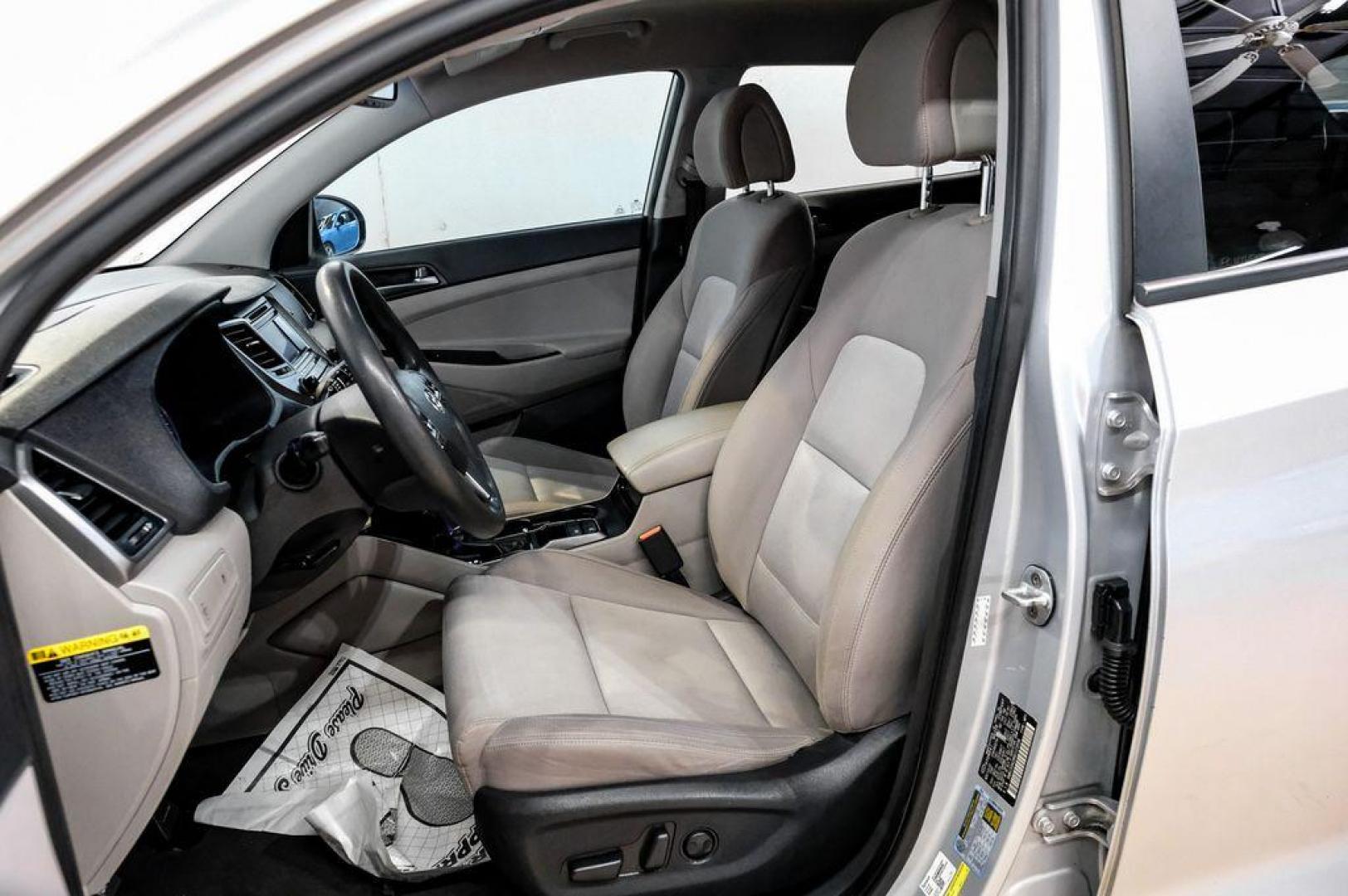 2016 Molten Silver /Gray Hyundai Tucson Eco (KM8J33A28GU) with an 1.6L I4 DGI Turbocharged DOHC 16V ULEV II 175hp engine, Automatic transmission, located at 15300 Midway Rd., Addison, TX, 75001, (972) 702-0011, 32.958321, -96.838074 - Photo#44