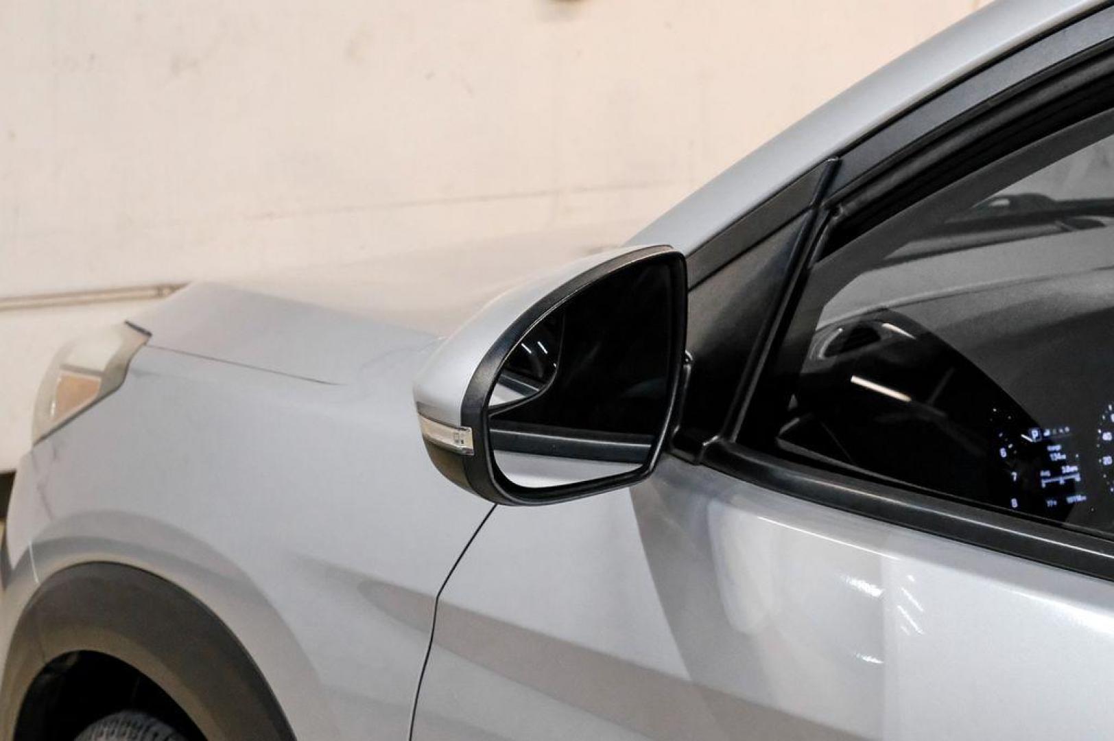 2016 Molten Silver /Gray Hyundai Tucson Eco (KM8J33A28GU) with an 1.6L I4 DGI Turbocharged DOHC 16V ULEV II 175hp engine, Automatic transmission, located at 15300 Midway Rd., Addison, TX, 75001, (972) 702-0011, 32.958321, -96.838074 - Photo#53