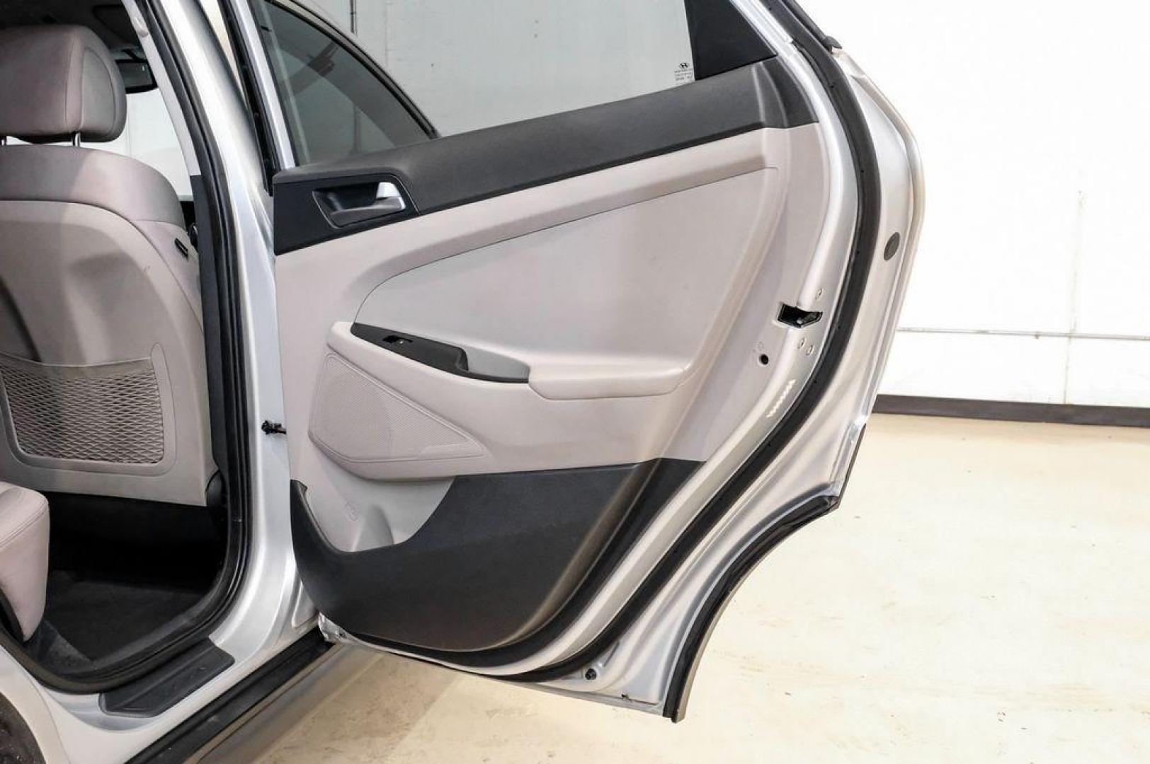 2016 Molten Silver /Gray Hyundai Tucson Eco (KM8J33A28GU) with an 1.6L I4 DGI Turbocharged DOHC 16V ULEV II 175hp engine, Automatic transmission, located at 15300 Midway Rd., Addison, TX, 75001, (972) 702-0011, 32.958321, -96.838074 - Photo#58