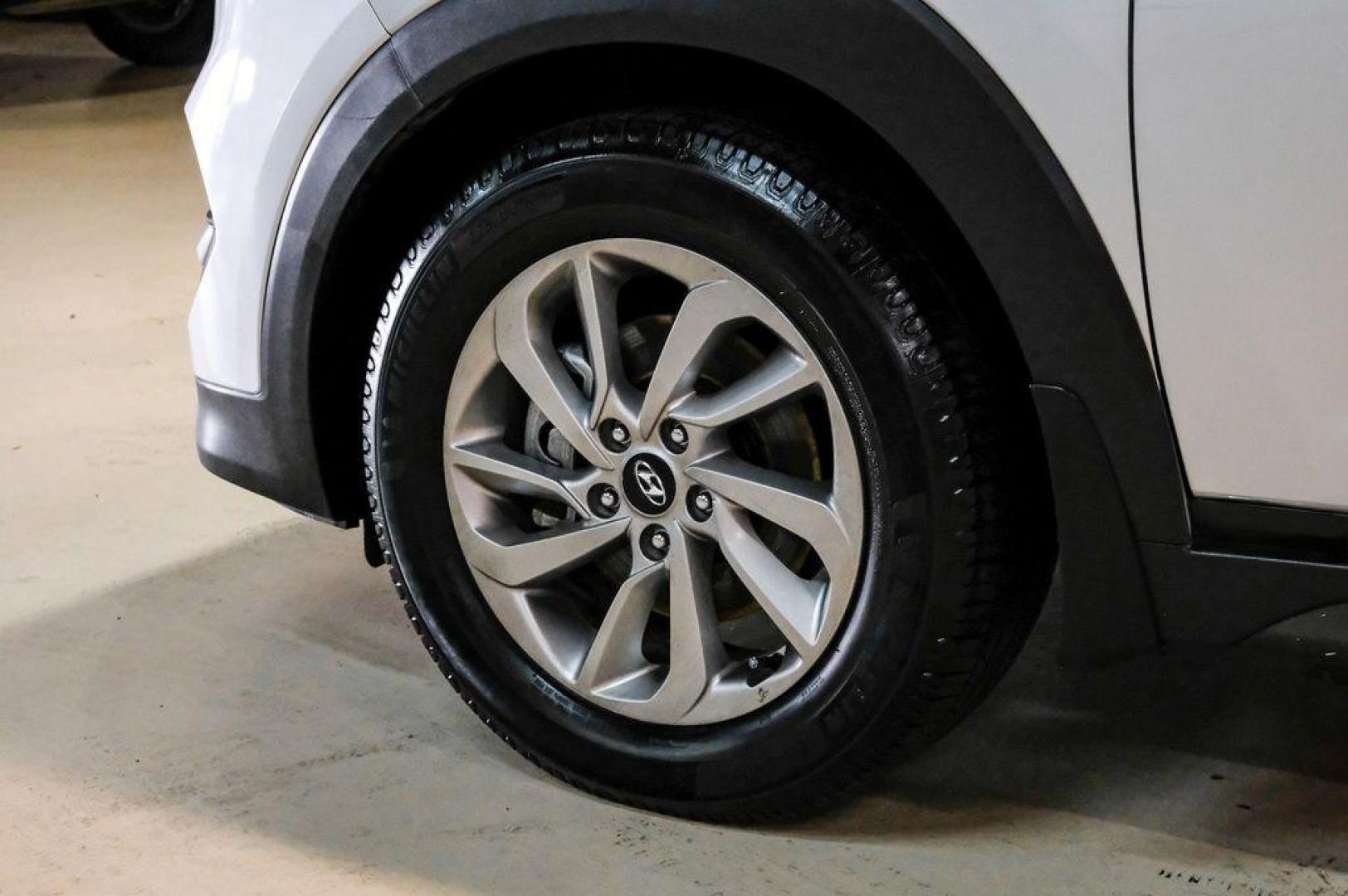 2016 Molten Silver /Gray Hyundai Tucson Eco (KM8J33A28GU) with an 1.6L I4 DGI Turbocharged DOHC 16V ULEV II 175hp engine, Automatic transmission, located at 15300 Midway Rd., Addison, TX, 75001, (972) 702-0011, 32.958321, -96.838074 - Photo#68