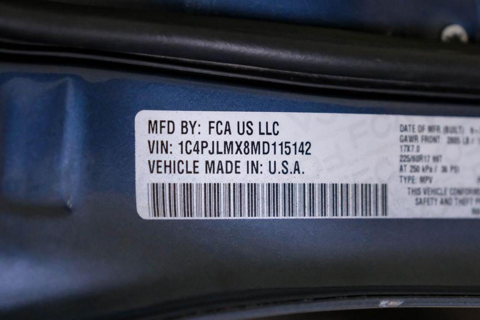 2021 Slate Blue Pearlcoat /Ski Gray/Black Jeep Cherokee Latitude Lux (1C4PJLMX8MD) with an 3.2L V6 engine, Automatic transmission, located at 15300 Midway Rd., Addison, TX, 75001, (972) 702-0011, 32.958321, -96.838074 - Photo#63