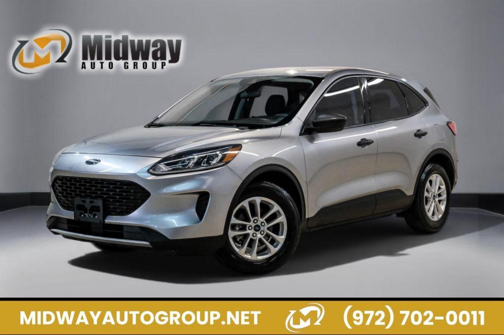 2021 Silver /Ebony Ford Escape S (1FMCU0F66MU) with an 1.5L EcoBoost engine, Automatic transmission, located at 15300 Midway Rd., Addison, TX, 75001, (972) 702-0011, 32.958321, -96.838074 - Photo#0