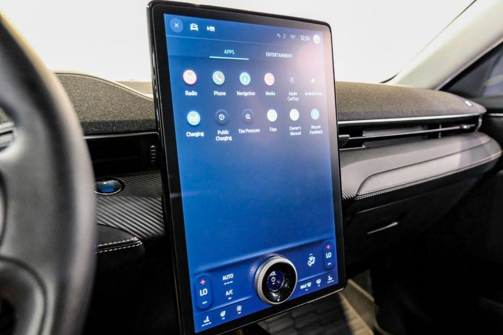 2023 White Metallic /Black Onyx Ford Mustang Mach-E Premium (3FMTK3R71PM) with an Electric Motor engine, Automatic transmission, located at 15300 Midway Rd., Addison, TX, 75001, (972) 702-0011, 32.958321, -96.838074 - Photo#32