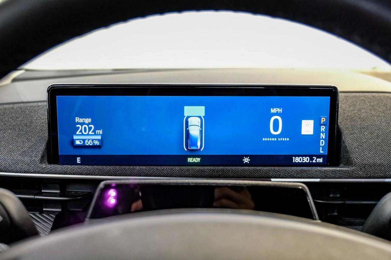 2023 White Metallic /Black Onyx Ford Mustang Mach-E Premium (3FMTK3R71PM) with an Electric Motor engine, Automatic transmission, located at 15300 Midway Rd., Addison, TX, 75001, (972) 702-0011, 32.958321, -96.838074 - Photo#25