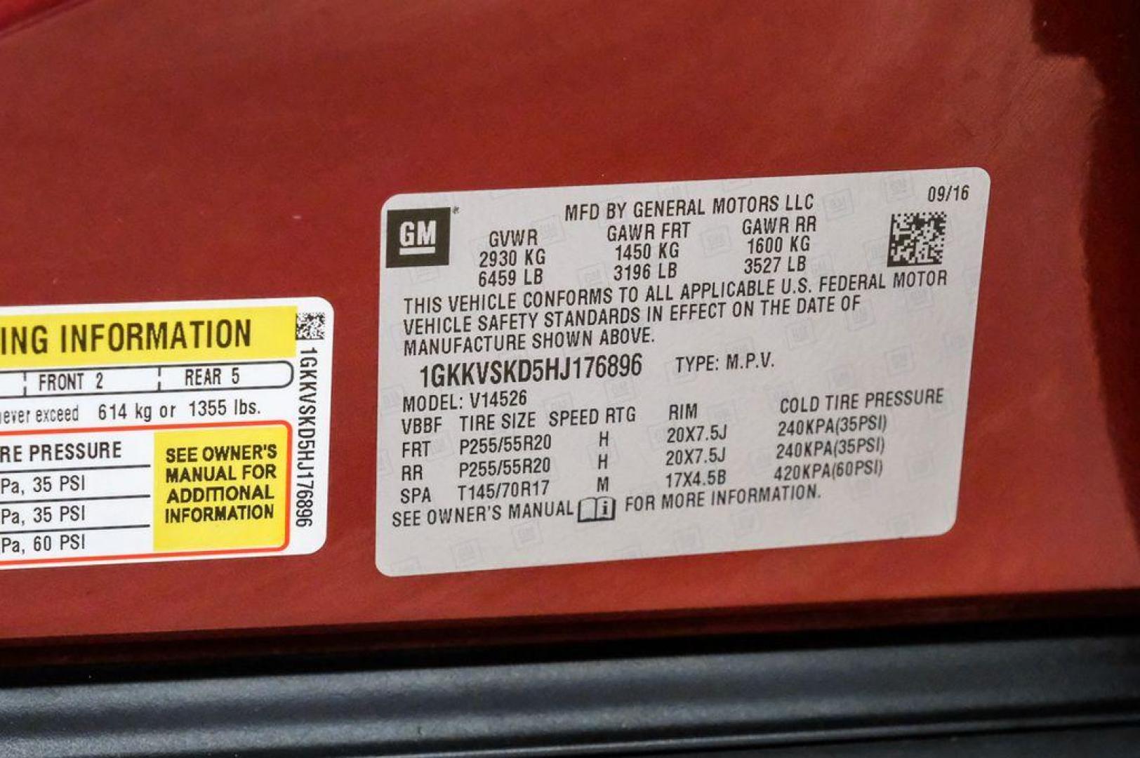 2017 Crimson Red /Ebony GMC Acadia Limited Limited (1GKKVSKD5HJ) with an 3.6L V6 SIDI engine, Automatic transmission, located at 15300 Midway Rd., Addison, TX, 75001, (972) 702-0011, 32.958321, -96.838074 - Photo#68