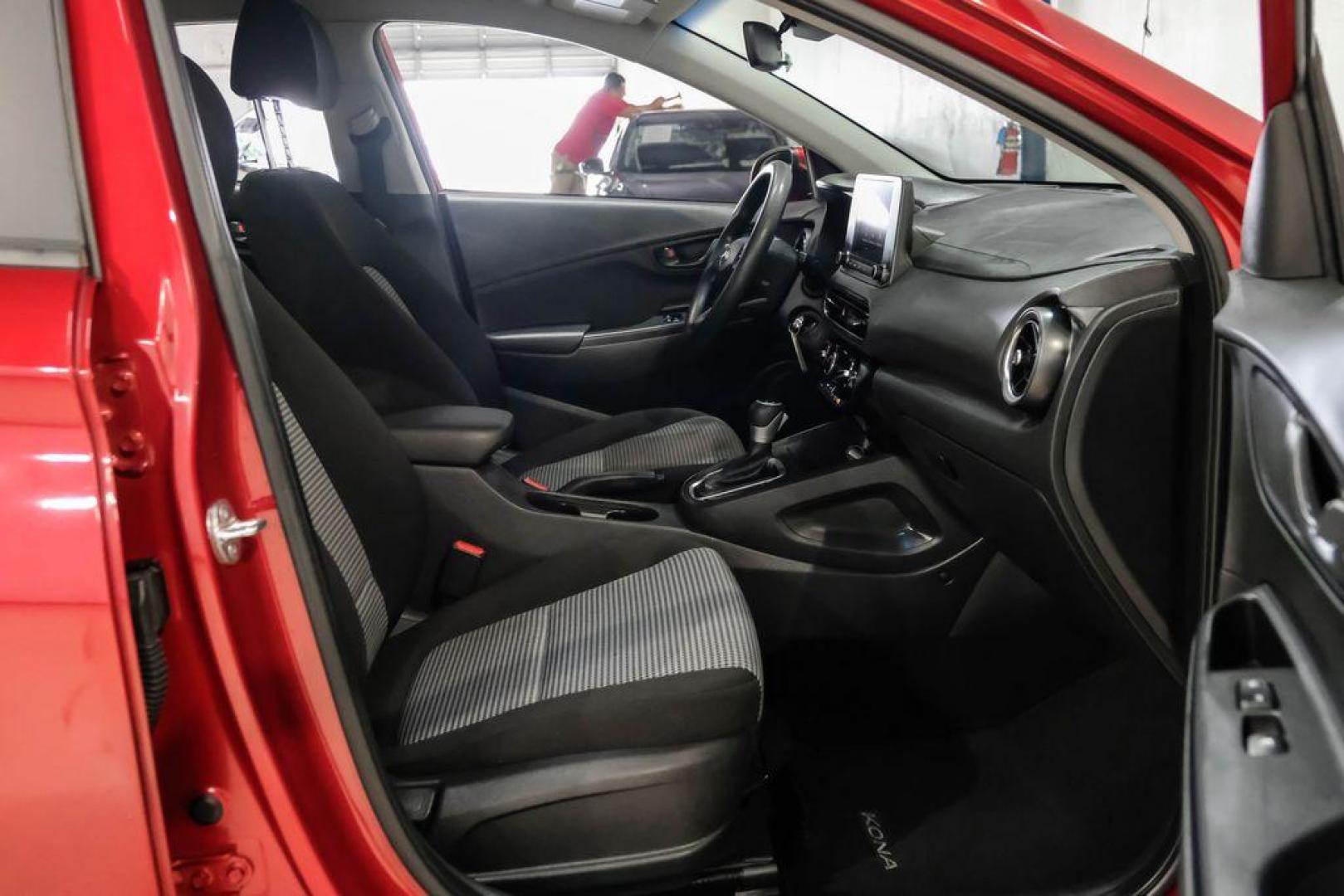 2023 Red /Black Hyundai Kona SE (KM8K22AB3PU) with an 2.0L I4 DOHC Dual CVVT engine, CVT transmission, located at 15300 Midway Rd., Addison, TX, 75001, (972) 702-0011, 32.958321, -96.838074 - Photo#30