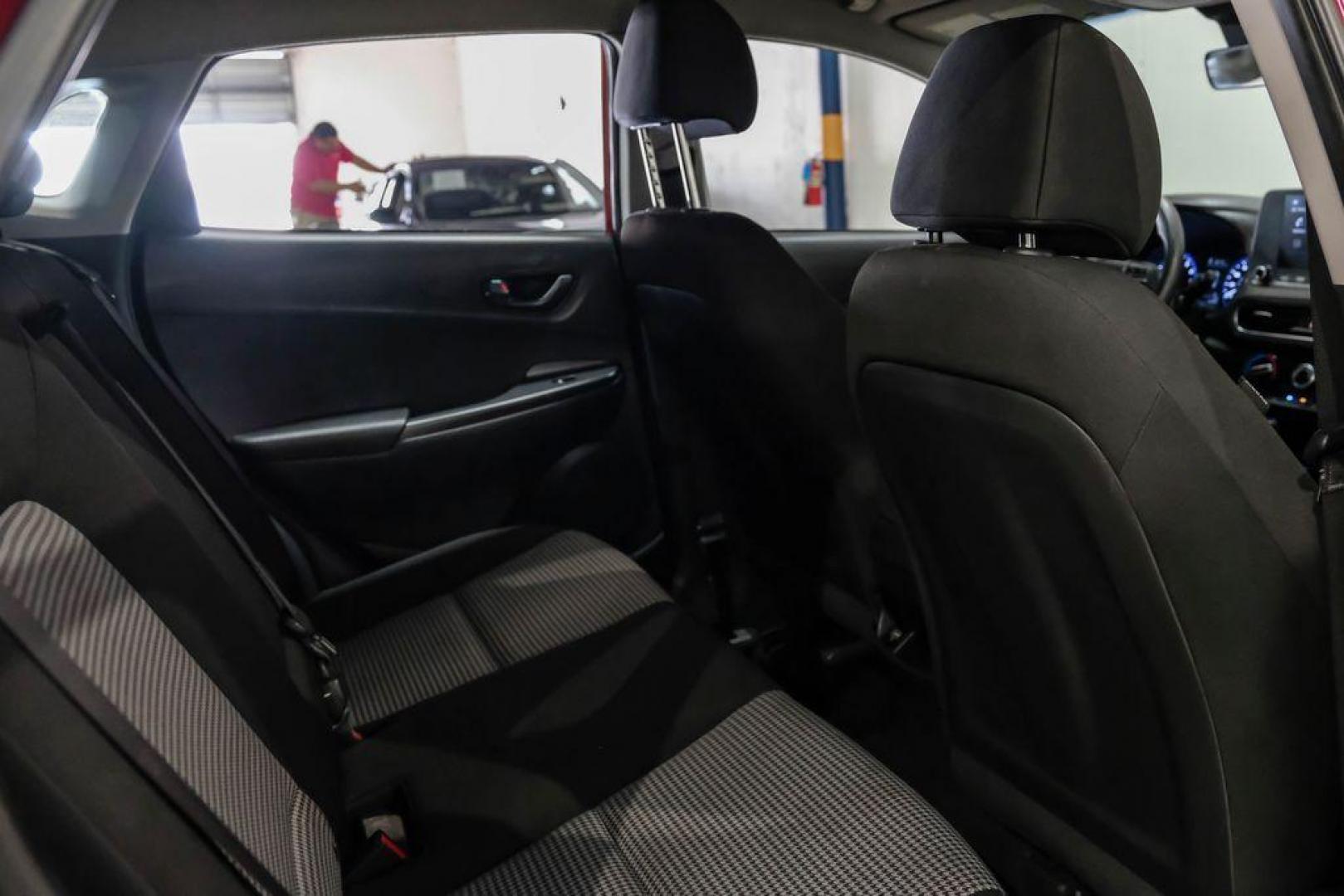 2023 Red /Black Hyundai Kona SE (KM8K22AB3PU) with an 2.0L I4 DOHC Dual CVVT engine, CVT transmission, located at 15300 Midway Rd., Addison, TX, 75001, (972) 702-0011, 32.958321, -96.838074 - Photo#33