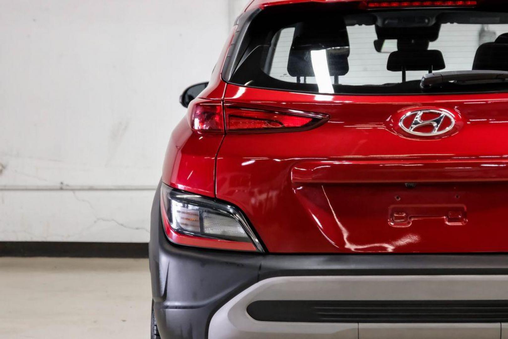 2023 Red /Black Hyundai Kona SE (KM8K22AB3PU) with an 2.0L I4 DOHC Dual CVVT engine, CVT transmission, located at 15300 Midway Rd., Addison, TX, 75001, (972) 702-0011, 32.958321, -96.838074 - Photo#46