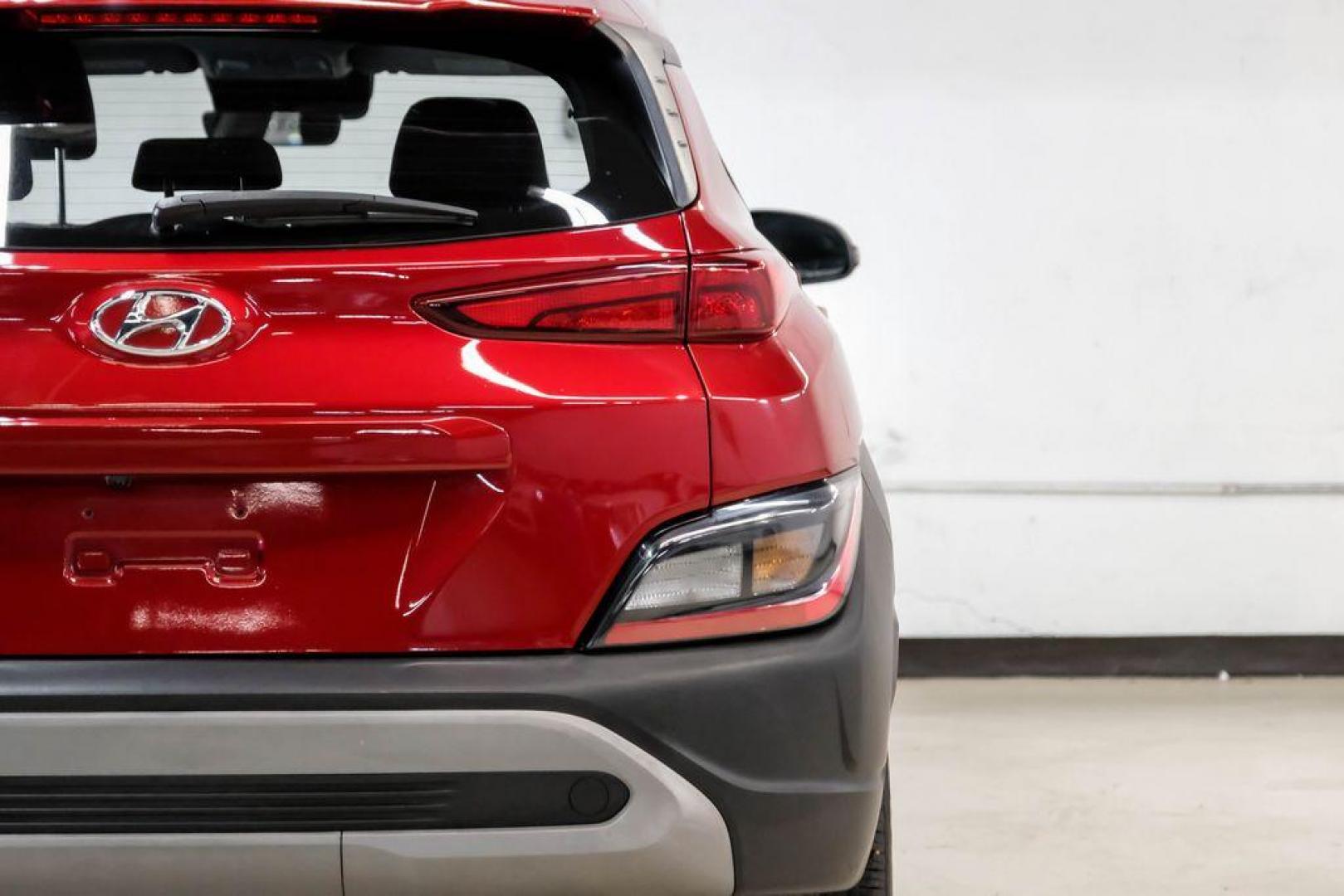 2023 Red /Black Hyundai Kona SE (KM8K22AB3PU) with an 2.0L I4 DOHC Dual CVVT engine, CVT transmission, located at 15300 Midway Rd., Addison, TX, 75001, (972) 702-0011, 32.958321, -96.838074 - Photo#47