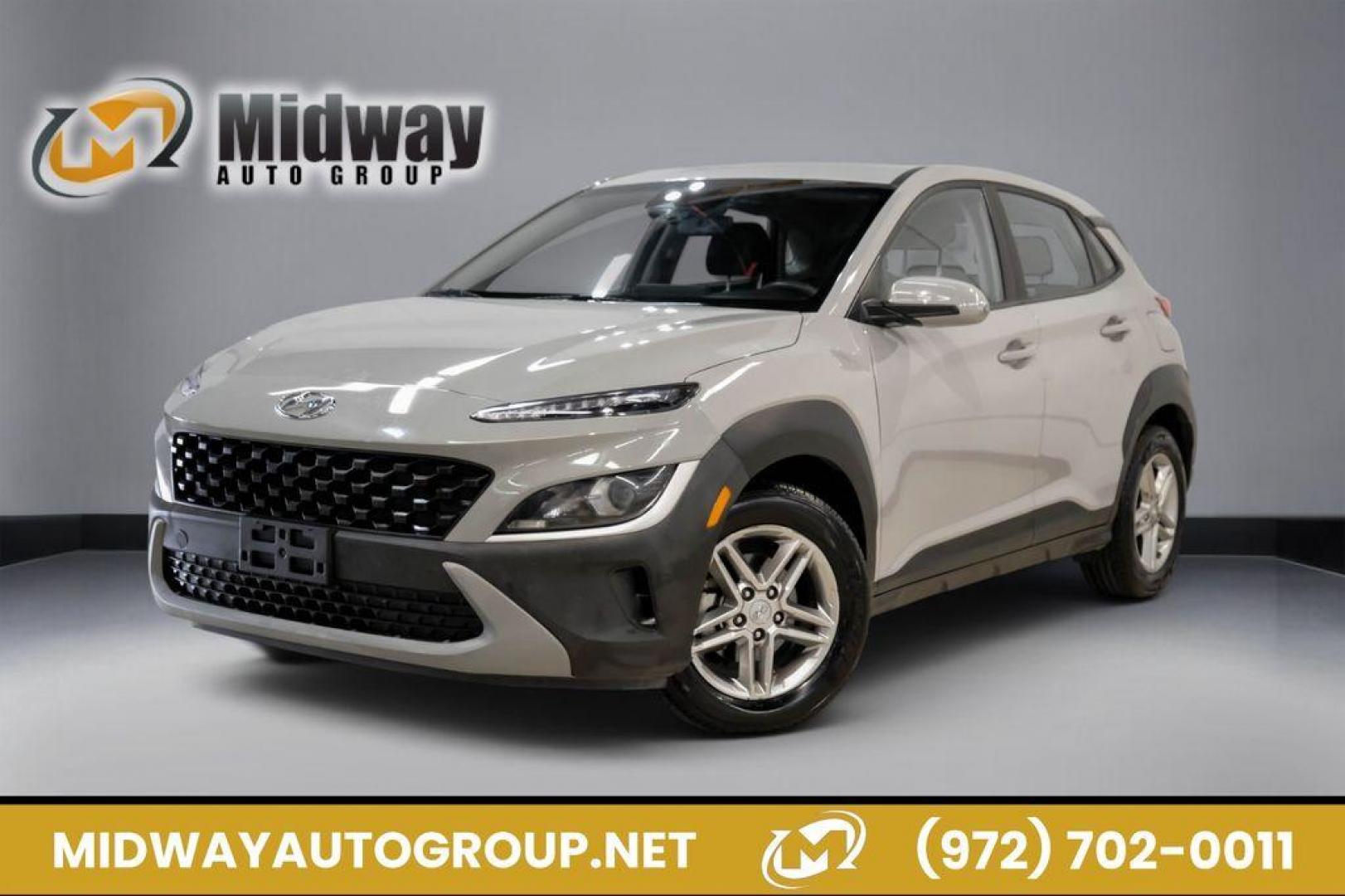 2023 Silver /Black Hyundai Kona SE (KM8K22AB3PU) with an 2.0L I4 DOHC Dual CVVT engine, CVT transmission, located at 15300 Midway Rd., Addison, TX, 75001, (972) 702-0011, 32.958321, -96.838074 - Photo#0