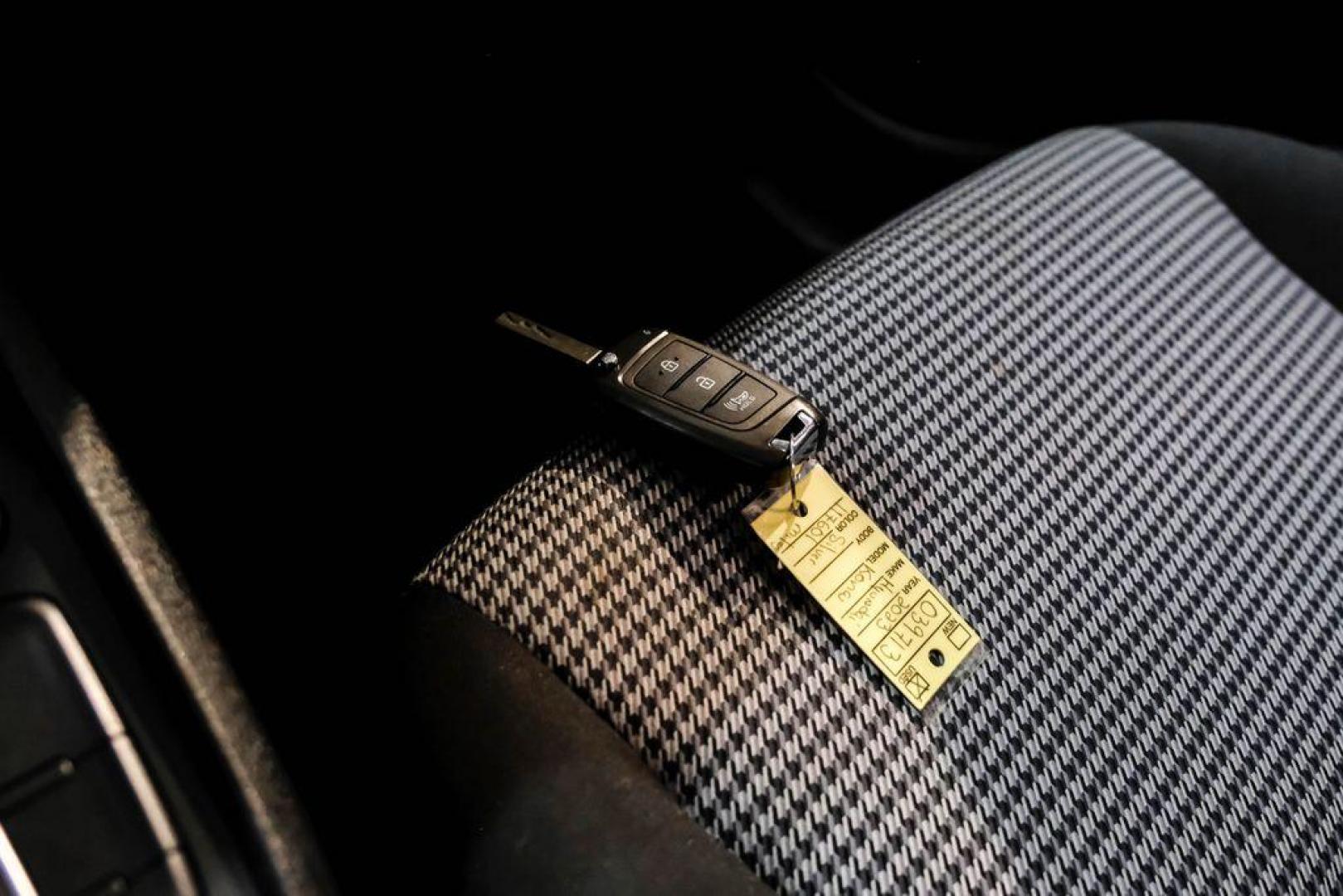 2023 Silver /Black Hyundai Kona SE (KM8K22AB3PU) with an 2.0L I4 DOHC Dual CVVT engine, CVT transmission, located at 15300 Midway Rd., Addison, TX, 75001, (972) 702-0011, 32.958321, -96.838074 - Photo#56