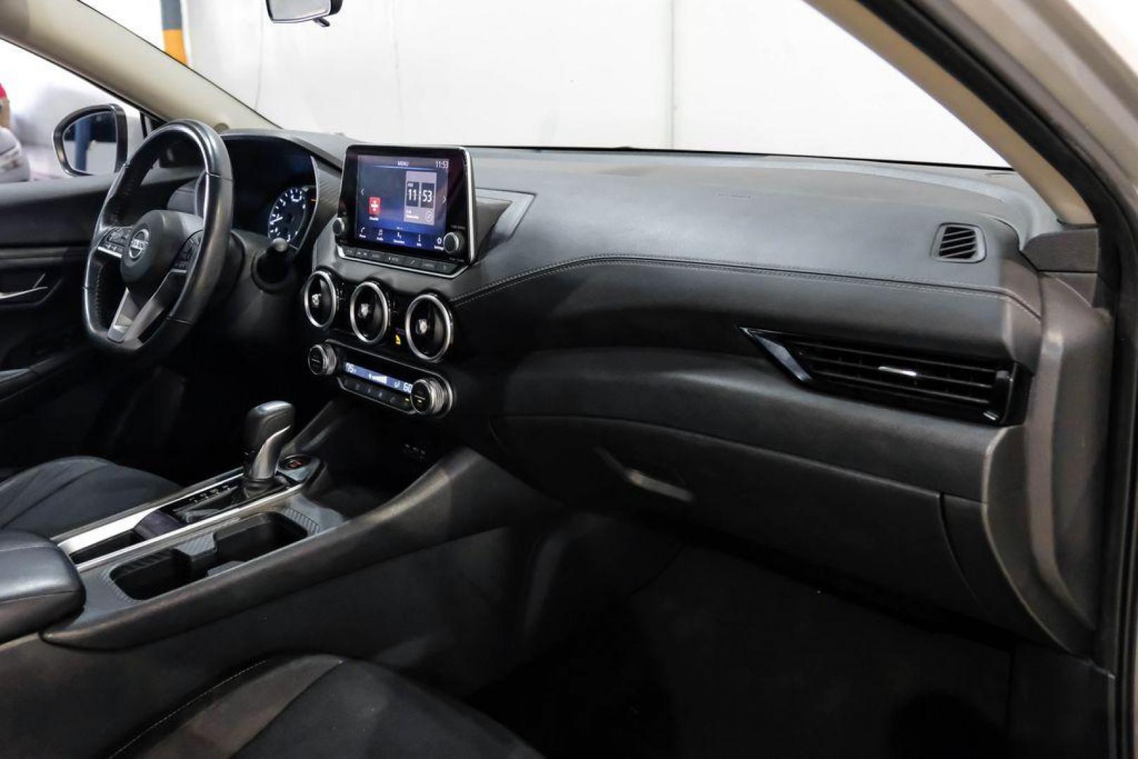 2021 Brilliant Silver Metallic /Charcoal Nissan Sentra SV (3N1AB8CV9MY) with an 2.0L DOHC engine, CVT transmission, located at 15300 Midway Rd., Addison, TX, 75001, (972) 702-0011, 32.958321, -96.838074 - Photo#13