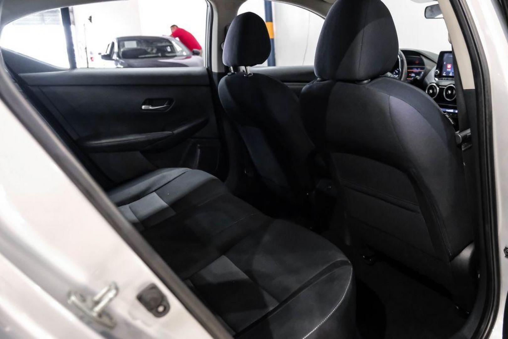 2021 Brilliant Silver Metallic /Charcoal Nissan Sentra SV (3N1AB8CV9MY) with an 2.0L DOHC engine, CVT transmission, located at 15300 Midway Rd., Addison, TX, 75001, (972) 702-0011, 32.958321, -96.838074 - Photo#35