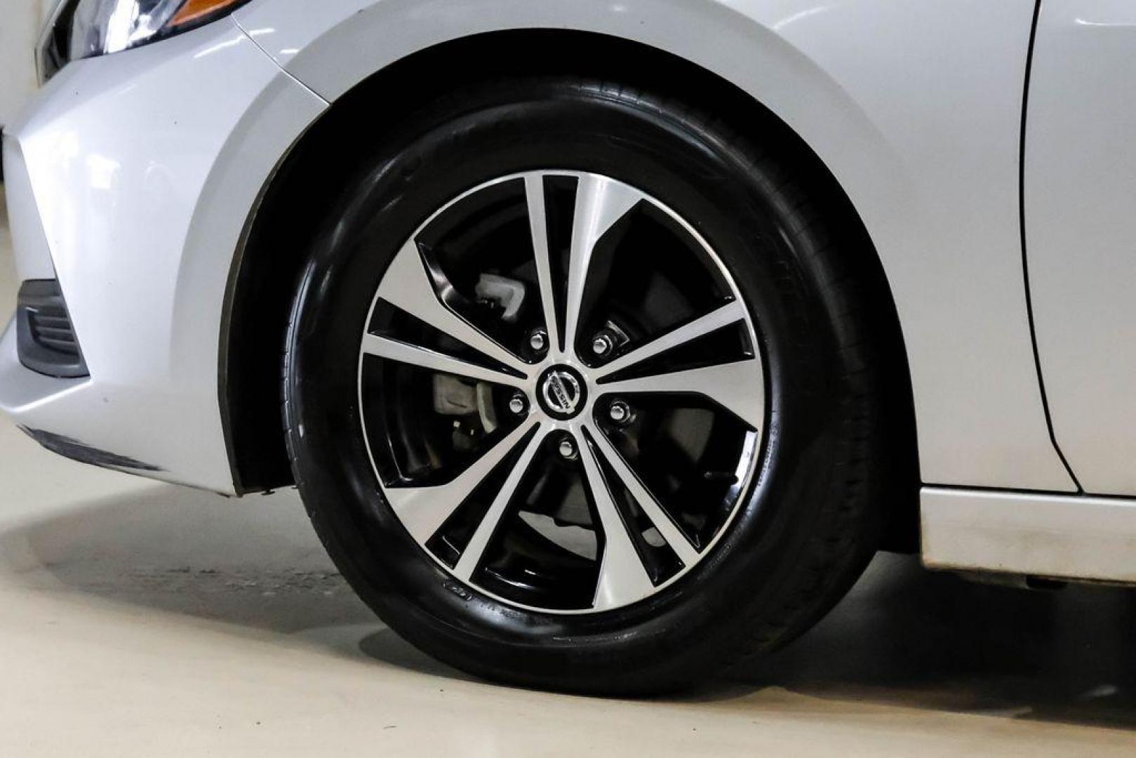 2021 Brilliant Silver Metallic /Charcoal Nissan Sentra SV (3N1AB8CV9MY) with an 2.0L DOHC engine, CVT transmission, located at 15300 Midway Rd., Addison, TX, 75001, (972) 702-0011, 32.958321, -96.838074 - Photo#56