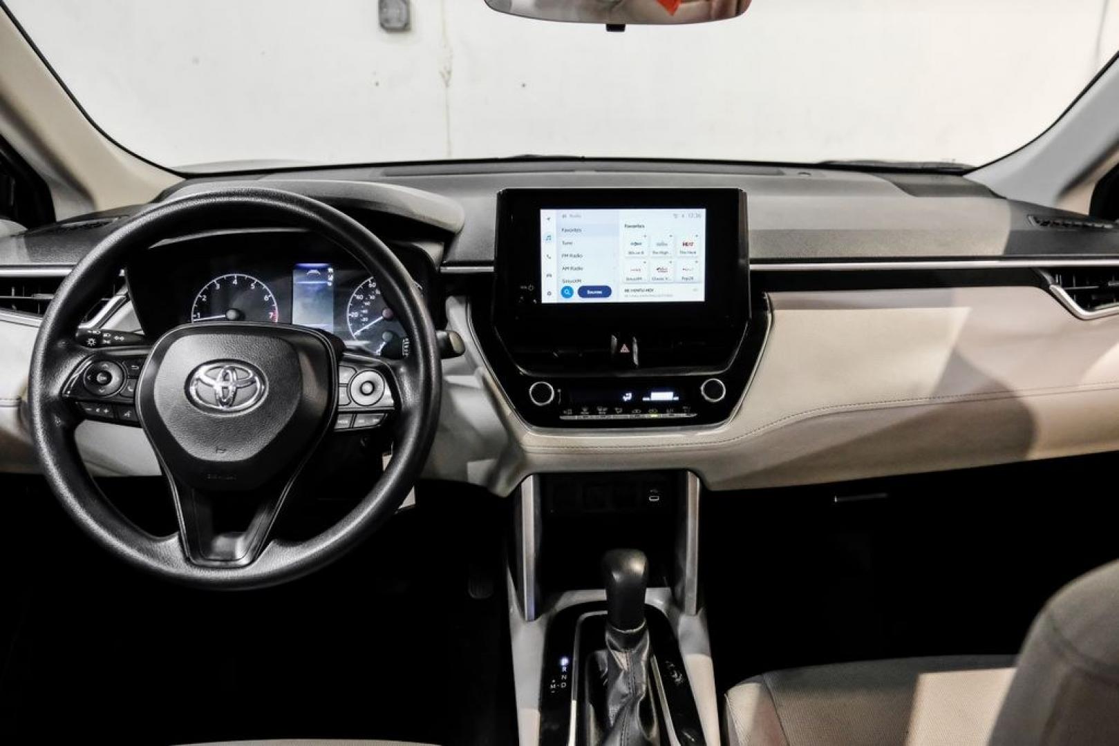 2023 Jet Black /Gray Toyota Corolla Cross L (7MUAAAAG1PV) with an 2.0L I4 PDI DOHC 16V LEV3-SULEV30 169hp engine, CVT transmission, located at 15300 Midway Rd., Addison, TX, 75001, (972) 702-0011, 32.958321, -96.838074 - Photo#14
