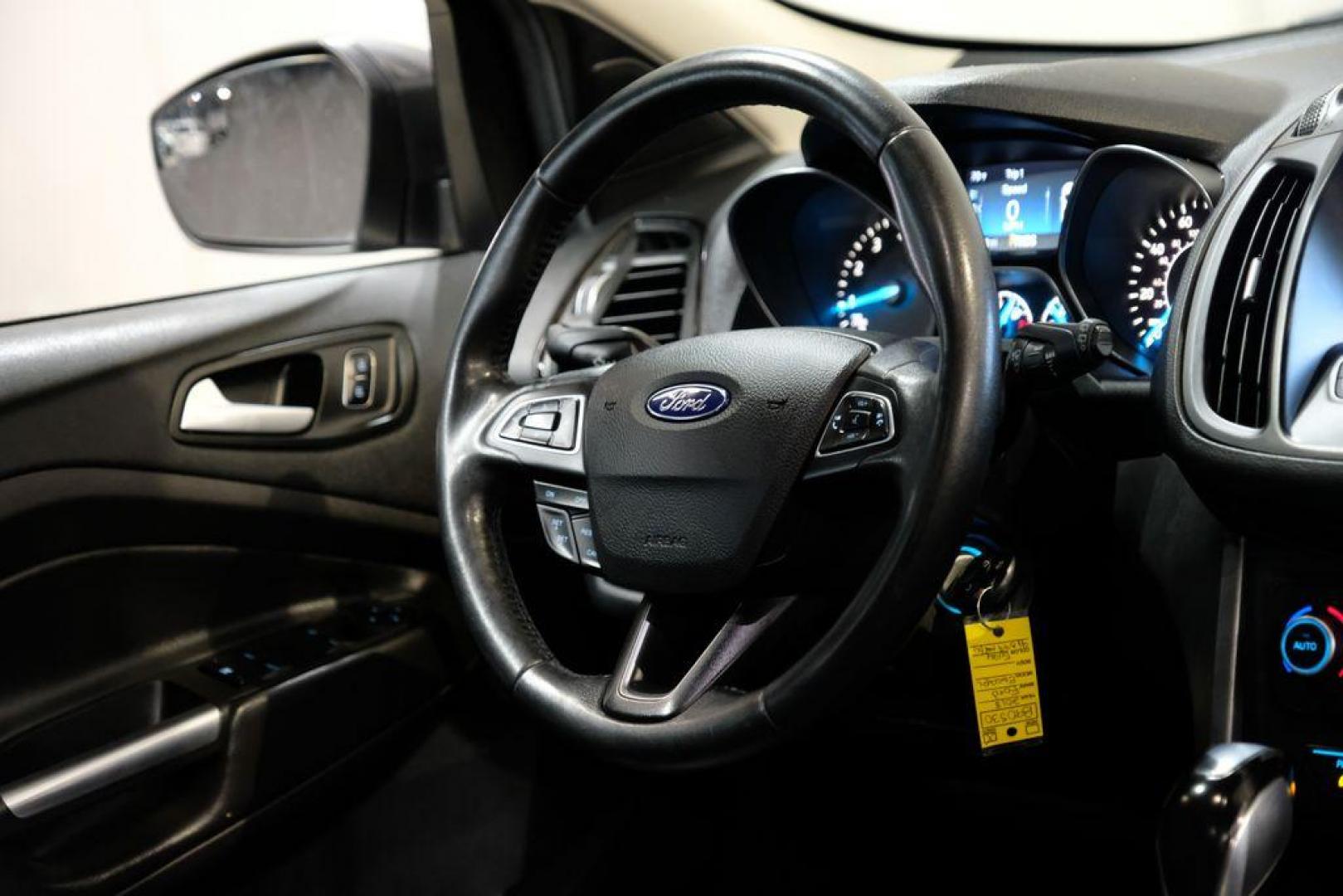 2018 Magnetic Metallic /Charcoal Black Ford Escape SEL (1FMCU9H92JU) with an EcoBoost 2.0L I4 GTDi DOHC Turbocharged VCT engine, Automatic transmission, located at 15300 Midway Rd., Addison, TX, 75001, (972) 702-0011, 32.958321, -96.838074 - Photo#14