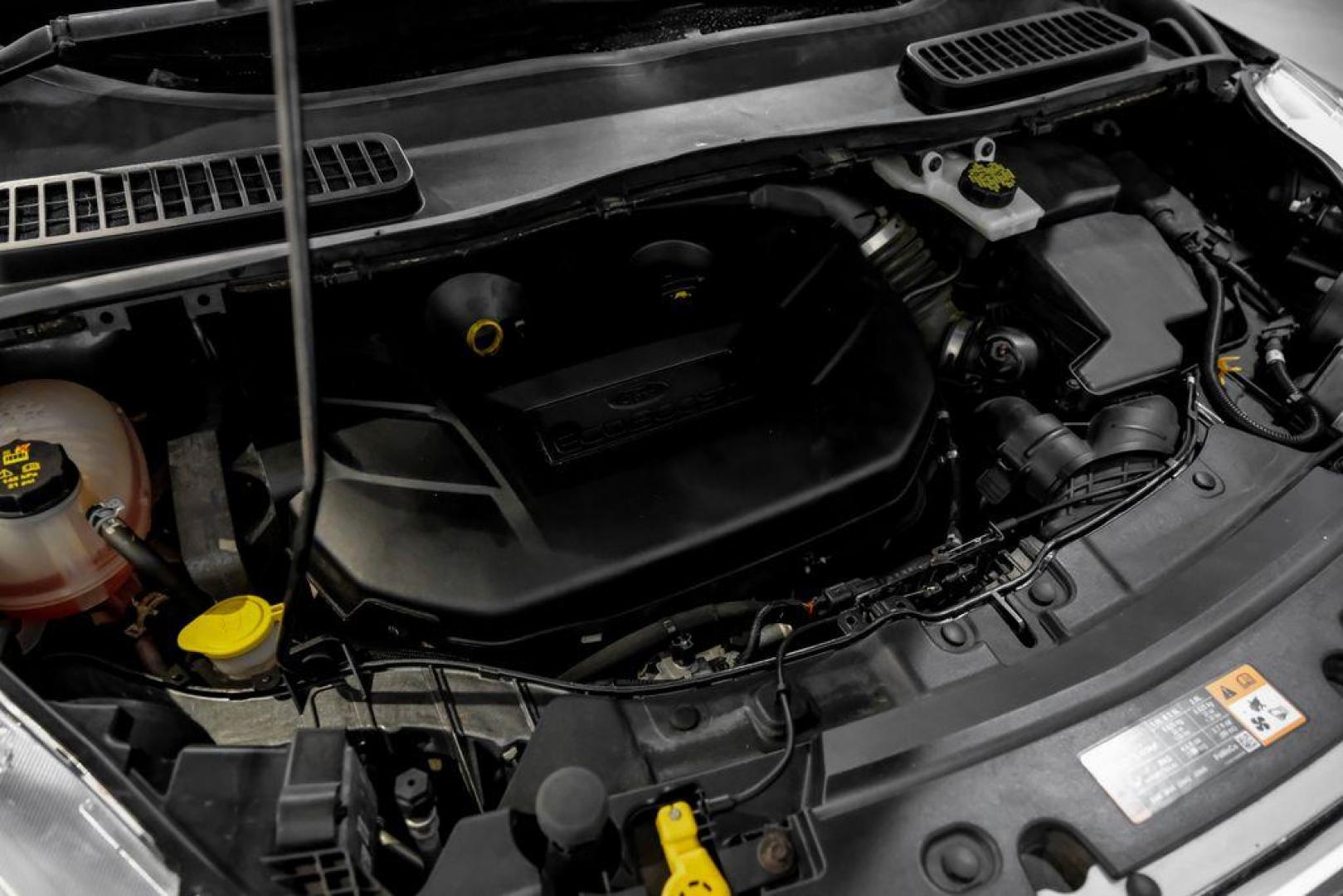 2018 Magnetic Metallic /Charcoal Black Ford Escape SEL (1FMCU9H92JU) with an EcoBoost 2.0L I4 GTDi DOHC Turbocharged VCT engine, Automatic transmission, located at 15300 Midway Rd., Addison, TX, 75001, (972) 702-0011, 32.958321, -96.838074 - Photo#48
