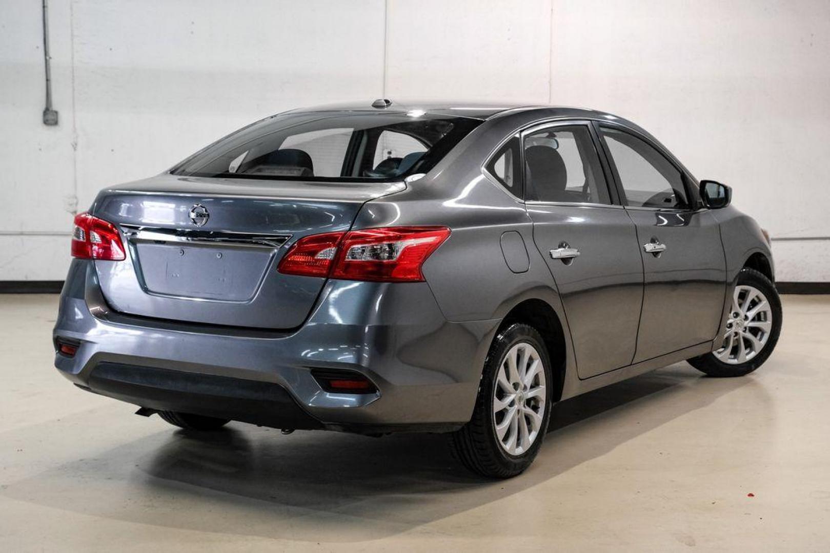 2019 Gun Metallic /Charcoal Nissan Sentra SV (3N1AB7AP7KY) with an 1.8L 4-Cylinder DOHC 16V engine, CVT transmission, located at 15300 Midway Rd., Addison, TX, 75001, (972) 702-0011, 32.958321, -96.838074 - Photo#7