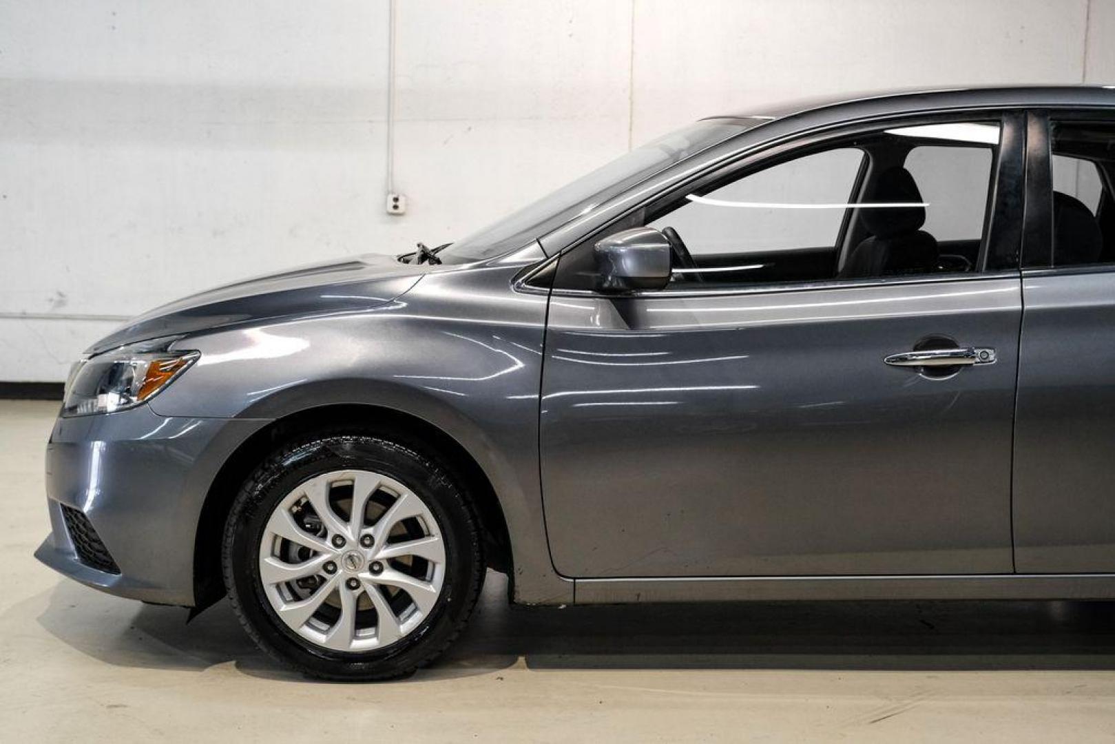 2019 Gun Metallic /Charcoal Nissan Sentra SV (3N1AB7AP7KY) with an 1.8L 4-Cylinder DOHC 16V engine, CVT transmission, located at 15300 Midway Rd., Addison, TX, 75001, (972) 702-0011, 32.958321, -96.838074 - Photo#11