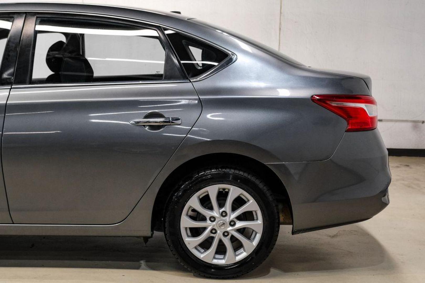 2019 Gun Metallic /Charcoal Nissan Sentra SV (3N1AB7AP7KY) with an 1.8L 4-Cylinder DOHC 16V engine, CVT transmission, located at 15300 Midway Rd., Addison, TX, 75001, (972) 702-0011, 32.958321, -96.838074 - Photo#12