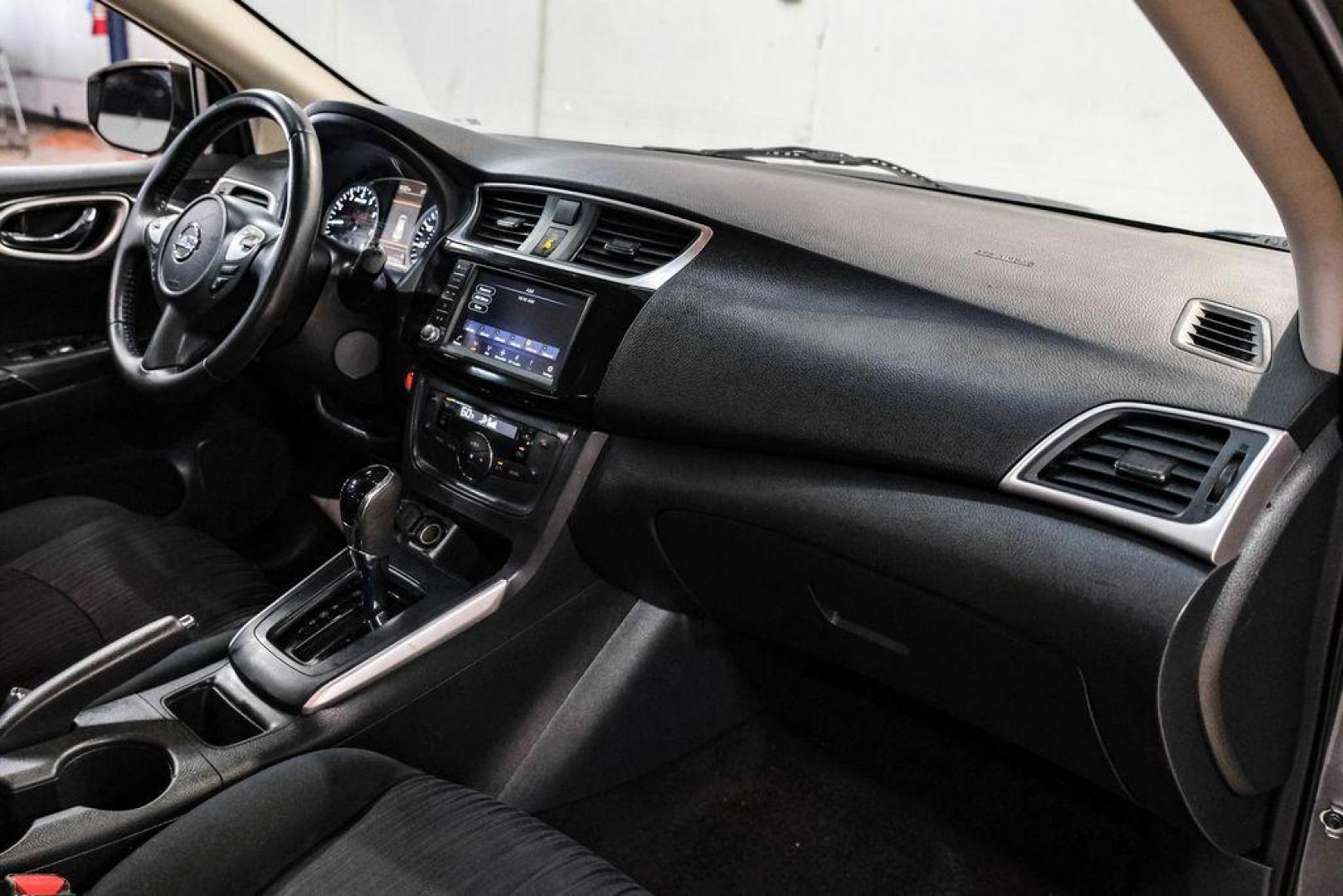 2019 Gun Metallic /Charcoal Nissan Sentra SV (3N1AB7AP7KY) with an 1.8L 4-Cylinder DOHC 16V engine, CVT transmission, located at 15300 Midway Rd., Addison, TX, 75001, (972) 702-0011, 32.958321, -96.838074 - Photo#13