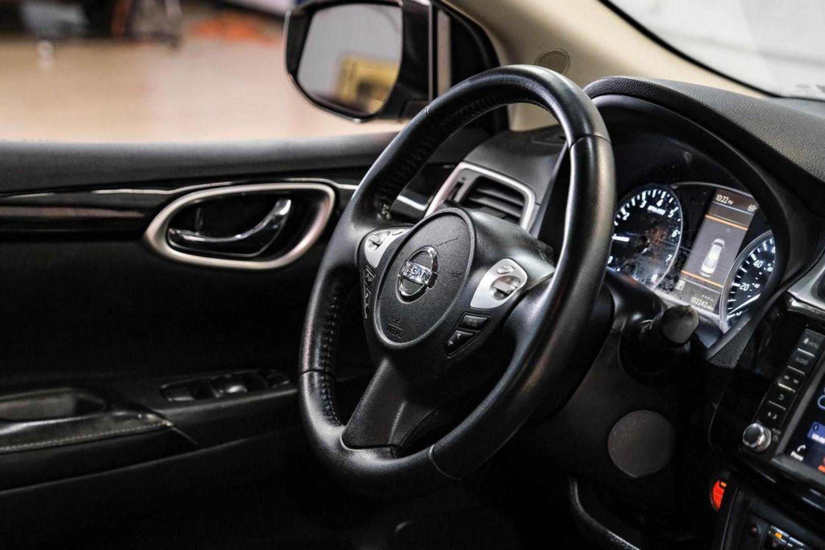 2019 Gun Metallic /Charcoal Nissan Sentra SV (3N1AB7AP7KY) with an 1.8L 4-Cylinder DOHC 16V engine, CVT transmission, located at 15300 Midway Rd., Addison, TX, 75001, (972) 702-0011, 32.958321, -96.838074 - Photo#14