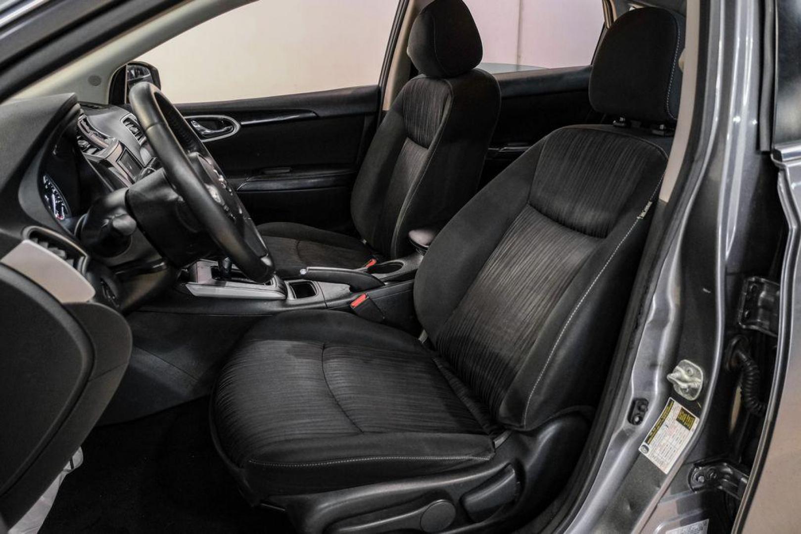 2019 Gun Metallic /Charcoal Nissan Sentra SV (3N1AB7AP7KY) with an 1.8L 4-Cylinder DOHC 16V engine, CVT transmission, located at 15300 Midway Rd., Addison, TX, 75001, (972) 702-0011, 32.958321, -96.838074 - Photo#30