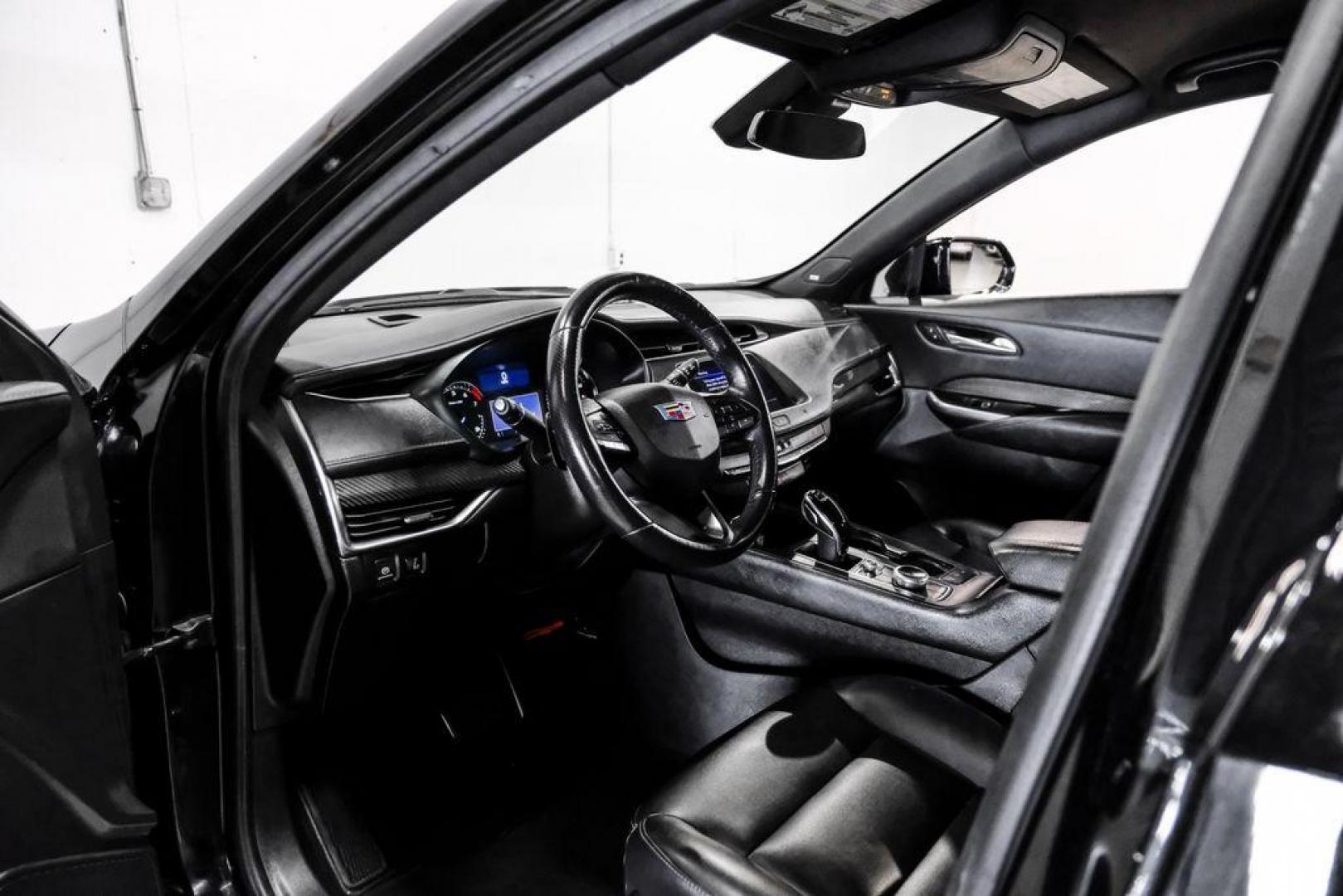 2020 Black Metallic /Jet Black With Cinnamon Accents Cadillac XT4 Sport (1GYFZER42LF) with an 2.0L I4 Turbocharged engine, Automatic transmission, located at 15300 Midway Rd., Addison, TX, 75001, (972) 702-0011, 32.958321, -96.838074 - Photo#2