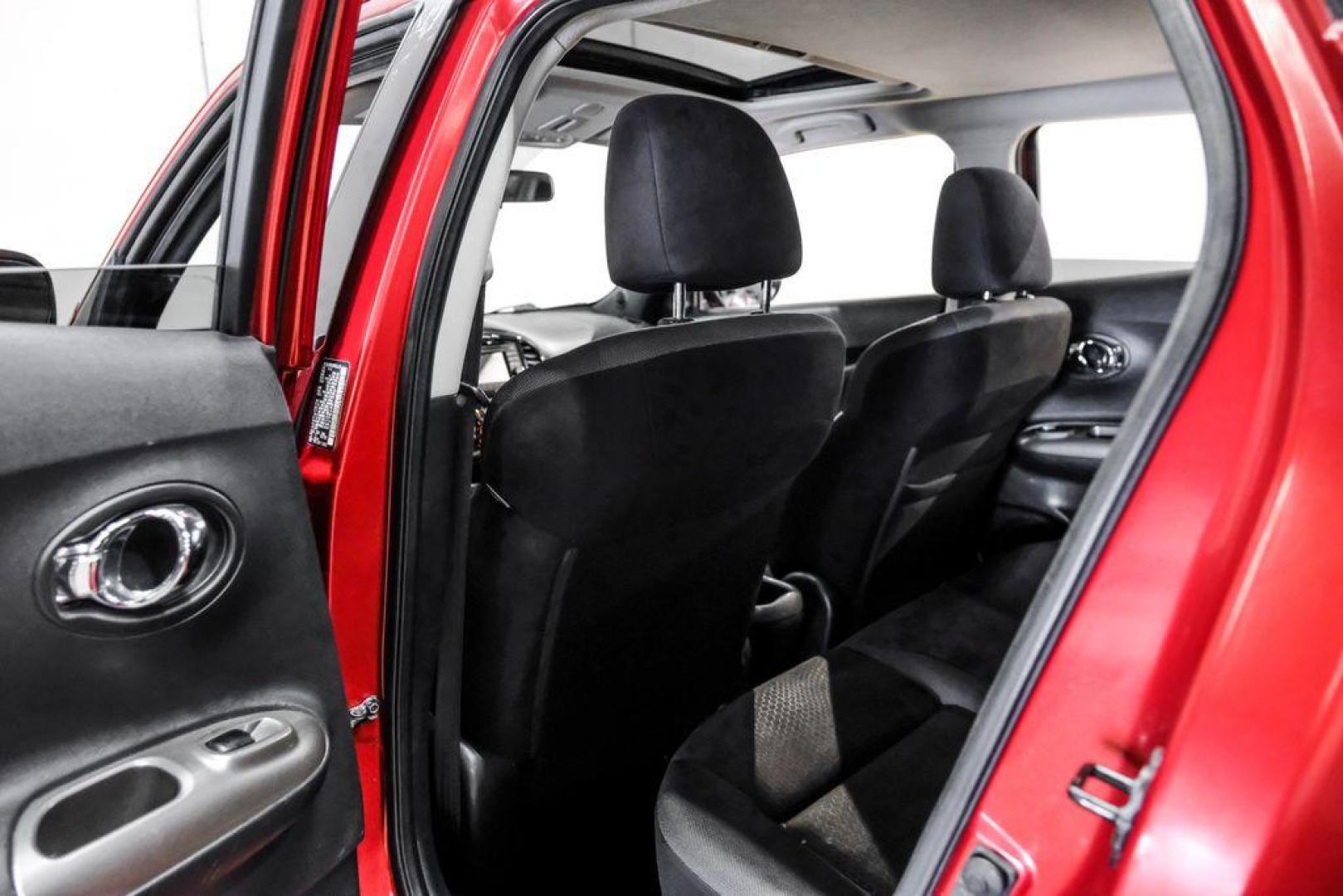 2013 Cayenne Red /Black Nissan Juke SV (JN8AF5MRXDT) with an 1.6L I4 DOHC 16V engine, CVT transmission, located at 15300 Midway Rd., Addison, TX, 75001, (972) 702-0011, 32.958321, -96.838074 - Photo#30