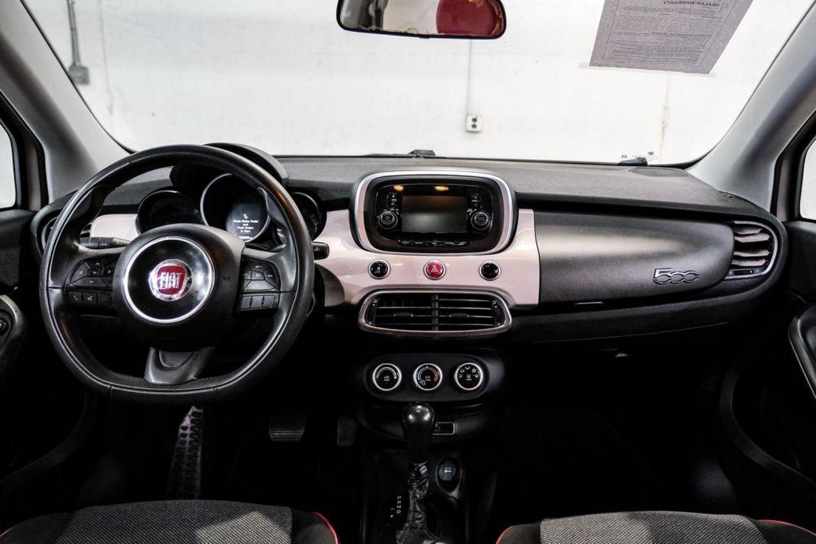 2016 Grigio /Black/Red Fiat 500X Easy (ZFBCFXBT2GP) with an 2.4L I4 MultiAir engine, Automatic transmission, located at 15300 Midway Rd., Addison, TX, 75001, (972) 702-0011, 32.958321, -96.838074 - Photo#15