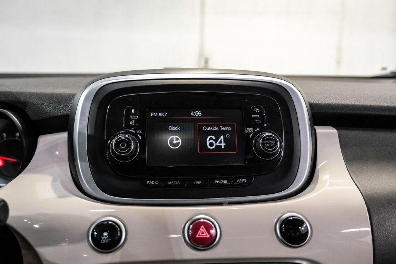 2016 Grigio /Black/Red Fiat 500X Easy (ZFBCFXBT2GP) with an 2.4L I4 MultiAir engine, Automatic transmission, located at 15300 Midway Rd., Addison, TX, 75001, (972) 702-0011, 32.958321, -96.838074 - Photo#30