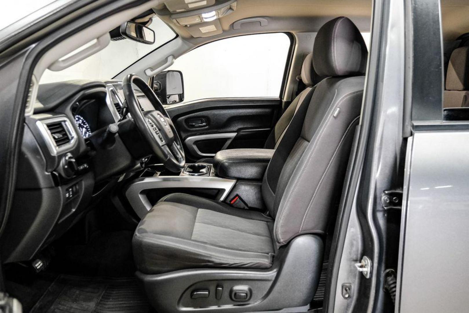 2021 Gun Metallic /Black Nissan Titan SV (1N6AA1ED4MN) with an 5.6L V8 DOHC 32V 400hp engine, Automatic transmission, located at 15300 Midway Rd., Addison, TX, 75001, (972) 702-0011, 32.958321, -96.838074 - Photo#3