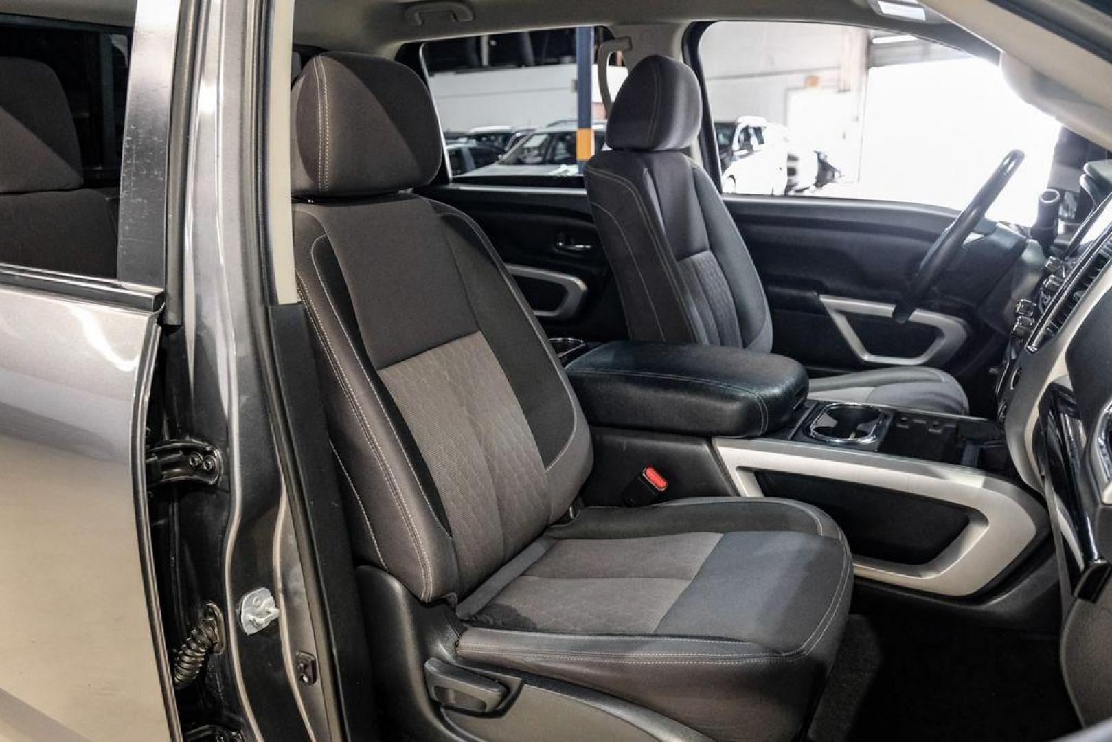 2021 Gun Metallic /Black Nissan Titan SV (1N6AA1ED4MN) with an 5.6L V8 DOHC 32V 400hp engine, Automatic transmission, located at 15300 Midway Rd., Addison, TX, 75001, (972) 702-0011, 32.958321, -96.838074 - Photo#29