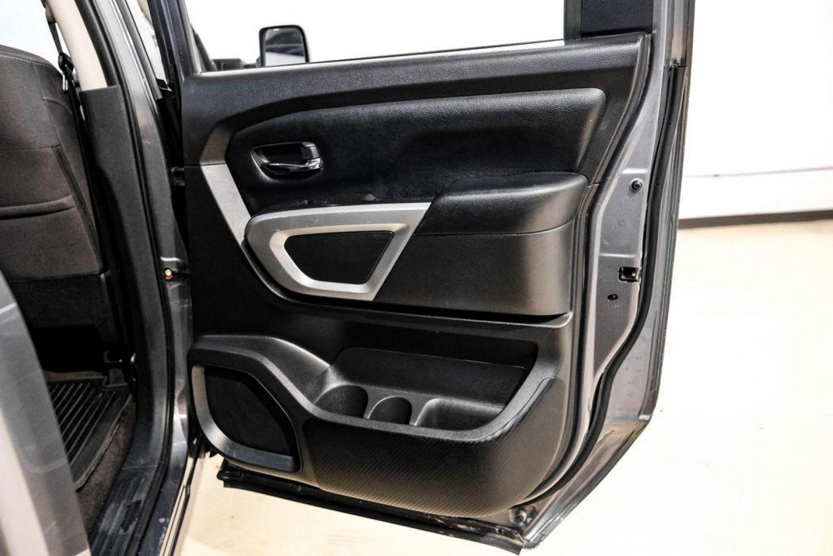 2021 Gun Metallic /Black Nissan Titan SV (1N6AA1ED4MN) with an 5.6L V8 DOHC 32V 400hp engine, Automatic transmission, located at 15300 Midway Rd., Addison, TX, 75001, (972) 702-0011, 32.958321, -96.838074 - Photo#40