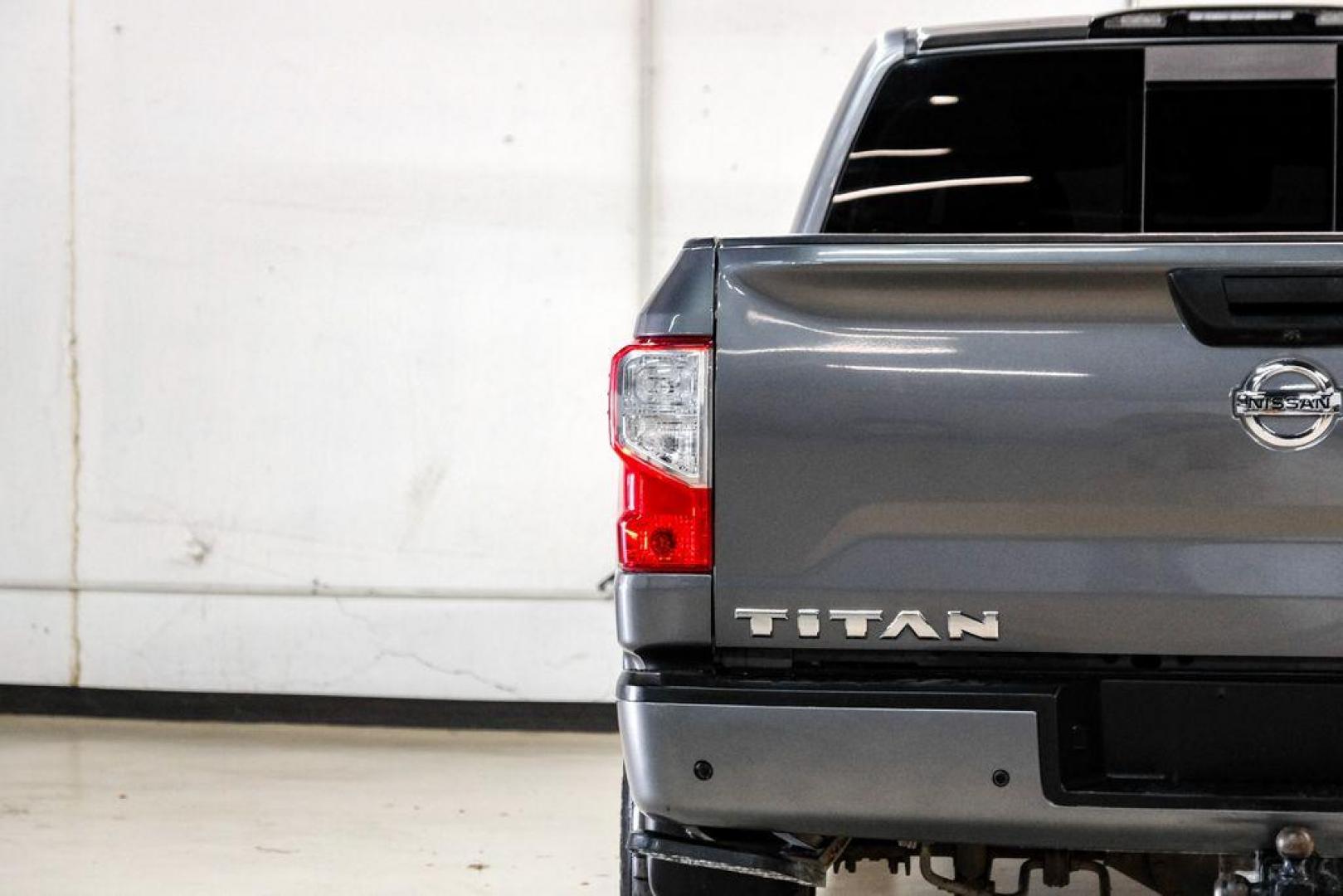 2021 Gun Metallic /Black Nissan Titan SV (1N6AA1ED4MN) with an 5.6L V8 DOHC 32V 400hp engine, Automatic transmission, located at 15300 Midway Rd., Addison, TX, 75001, (972) 702-0011, 32.958321, -96.838074 - Photo#42