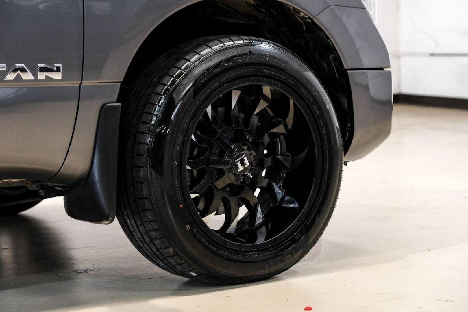 2021 Gun Metallic /Black Nissan Titan SV (1N6AA1ED4MN) with an 5.6L V8 DOHC 32V 400hp engine, Automatic transmission, located at 15300 Midway Rd., Addison, TX, 75001, (972) 702-0011, 32.958321, -96.838074 - Photo#50