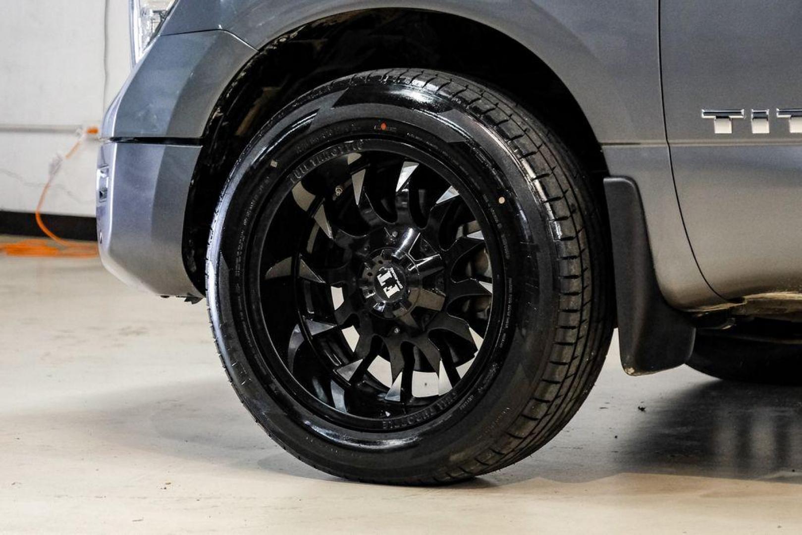 2021 Gun Metallic /Black Nissan Titan SV (1N6AA1ED4MN) with an 5.6L V8 DOHC 32V 400hp engine, Automatic transmission, located at 15300 Midway Rd., Addison, TX, 75001, (972) 702-0011, 32.958321, -96.838074 - Photo#51